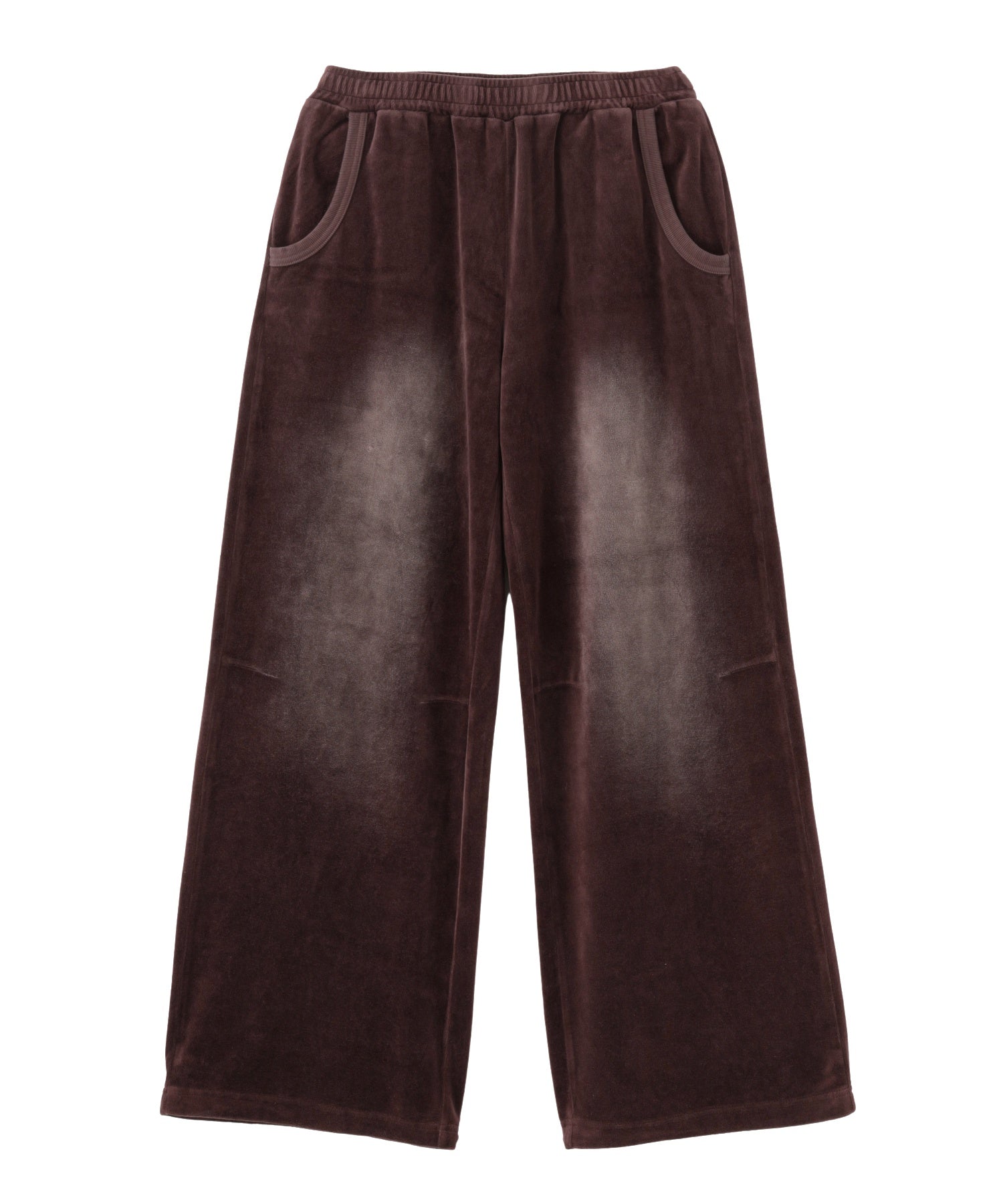 FADED VELOUR LOOSE FIT PANTS