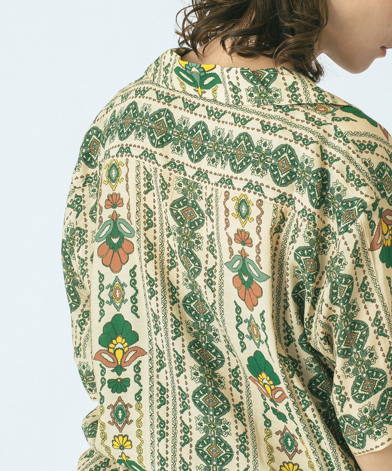 HLAADA for ROSE BUD/FLOWER LINE SHORT SLEEVE SHIRTS