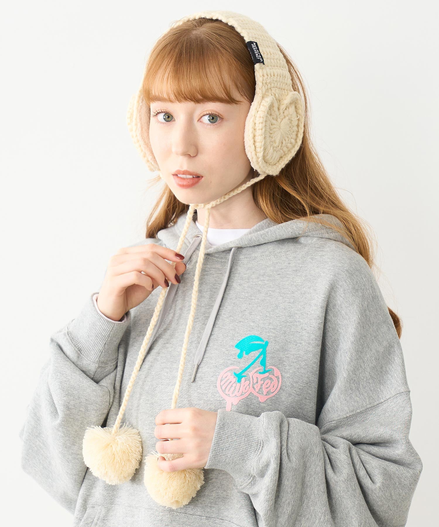 HEART KNIT EARMUFFS