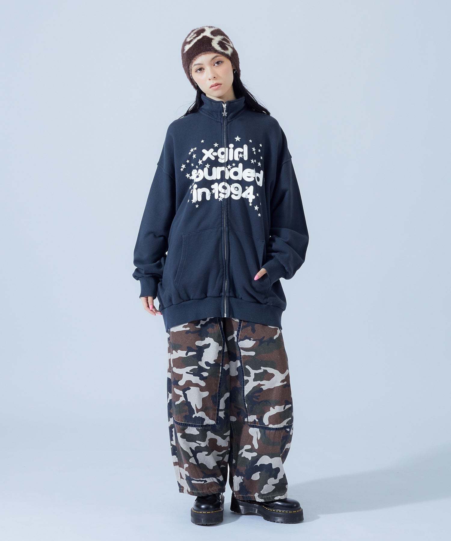 TWINKLING STARS LOGO TRACK SWEAT DRESS