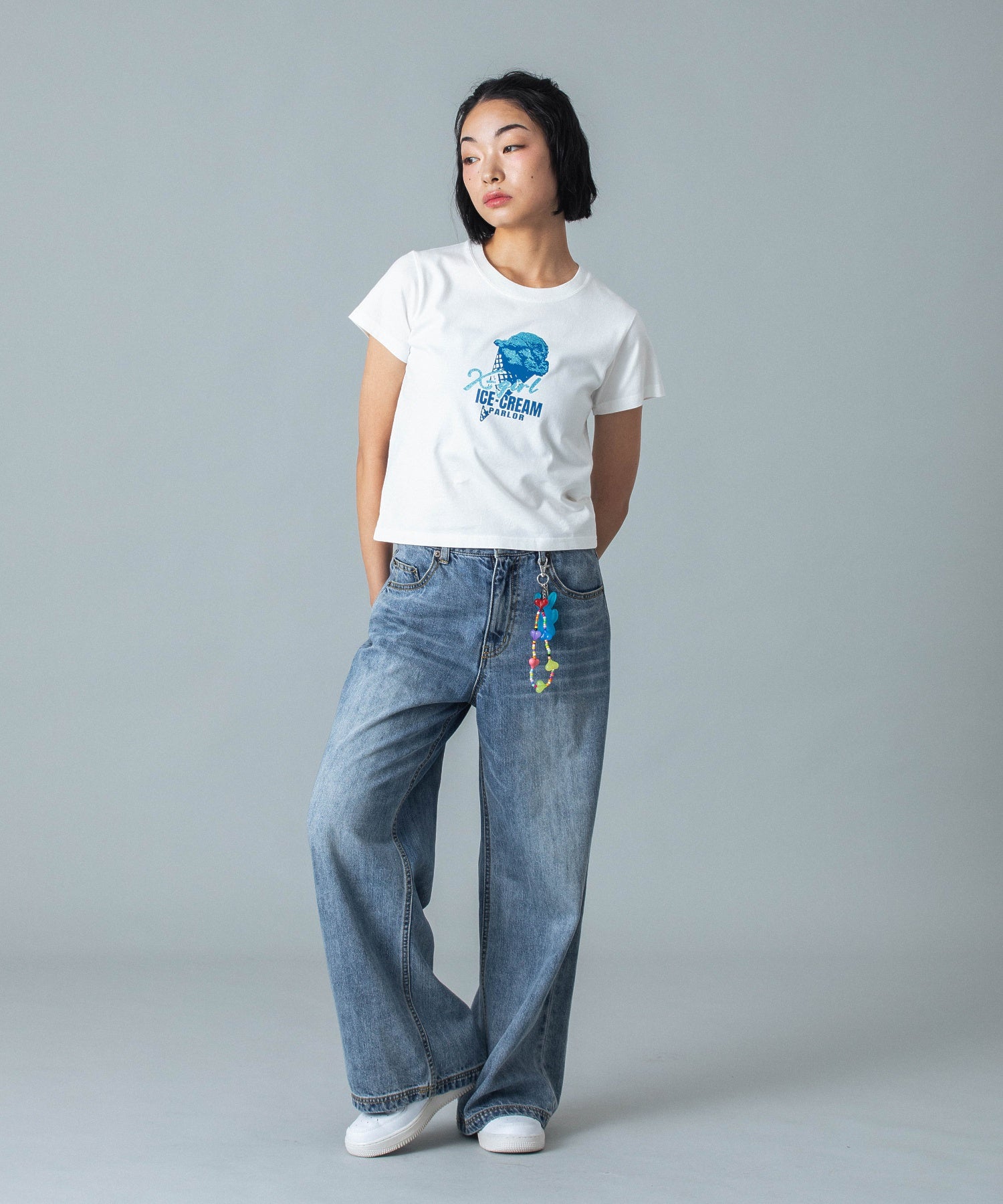 WAIST ADJUST DENIM PANTS