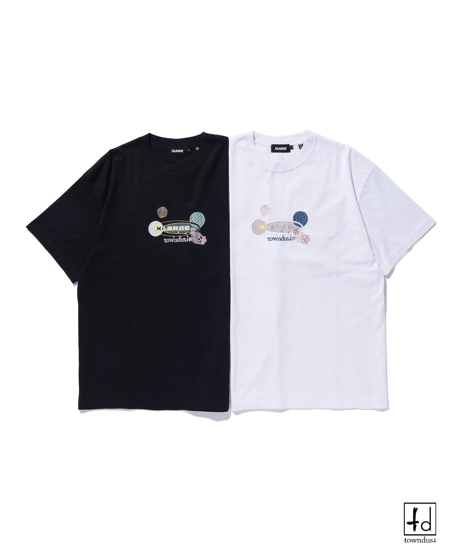 XLARGE×towndust OVAL LOGO S/S TEE