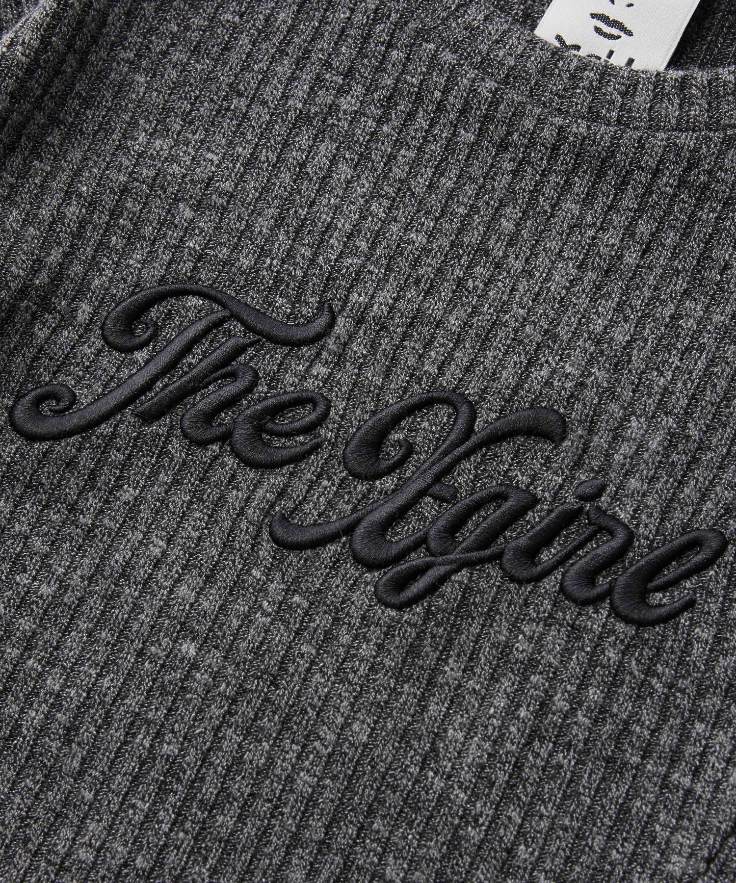 ZIP HEM COMPACT RIBBED TOP