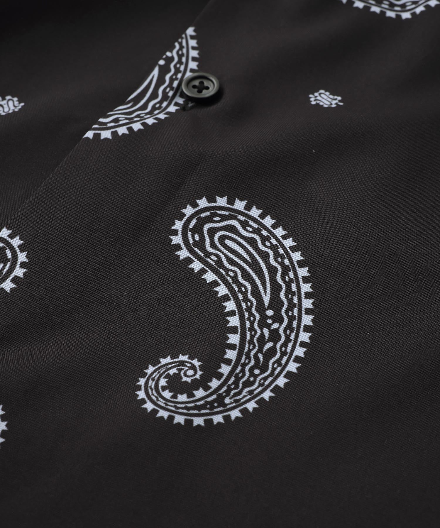 PAISLEY S/S OPEN COLLAR SHIRT SILAS