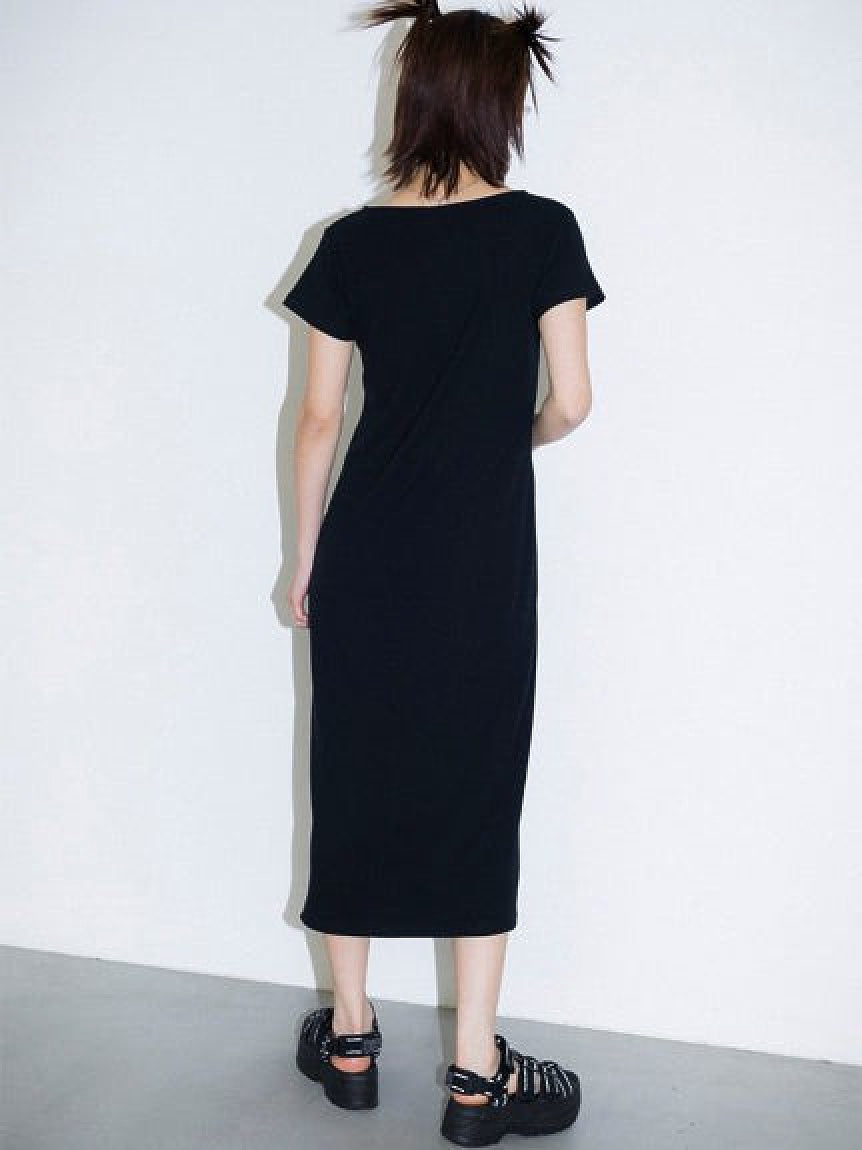 AIRLY RIB DRESS X-girl