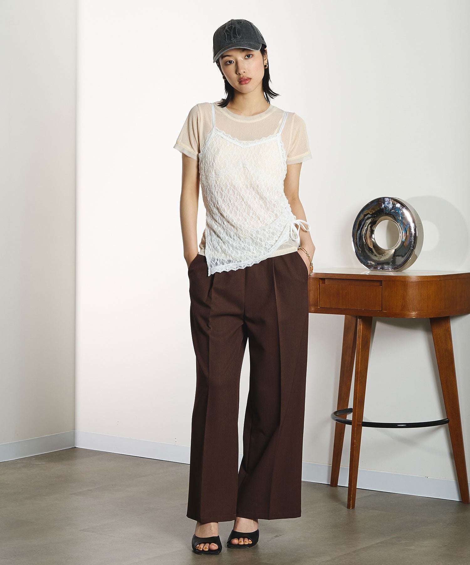 model:166cm 着用サイズ:ONE SIZE