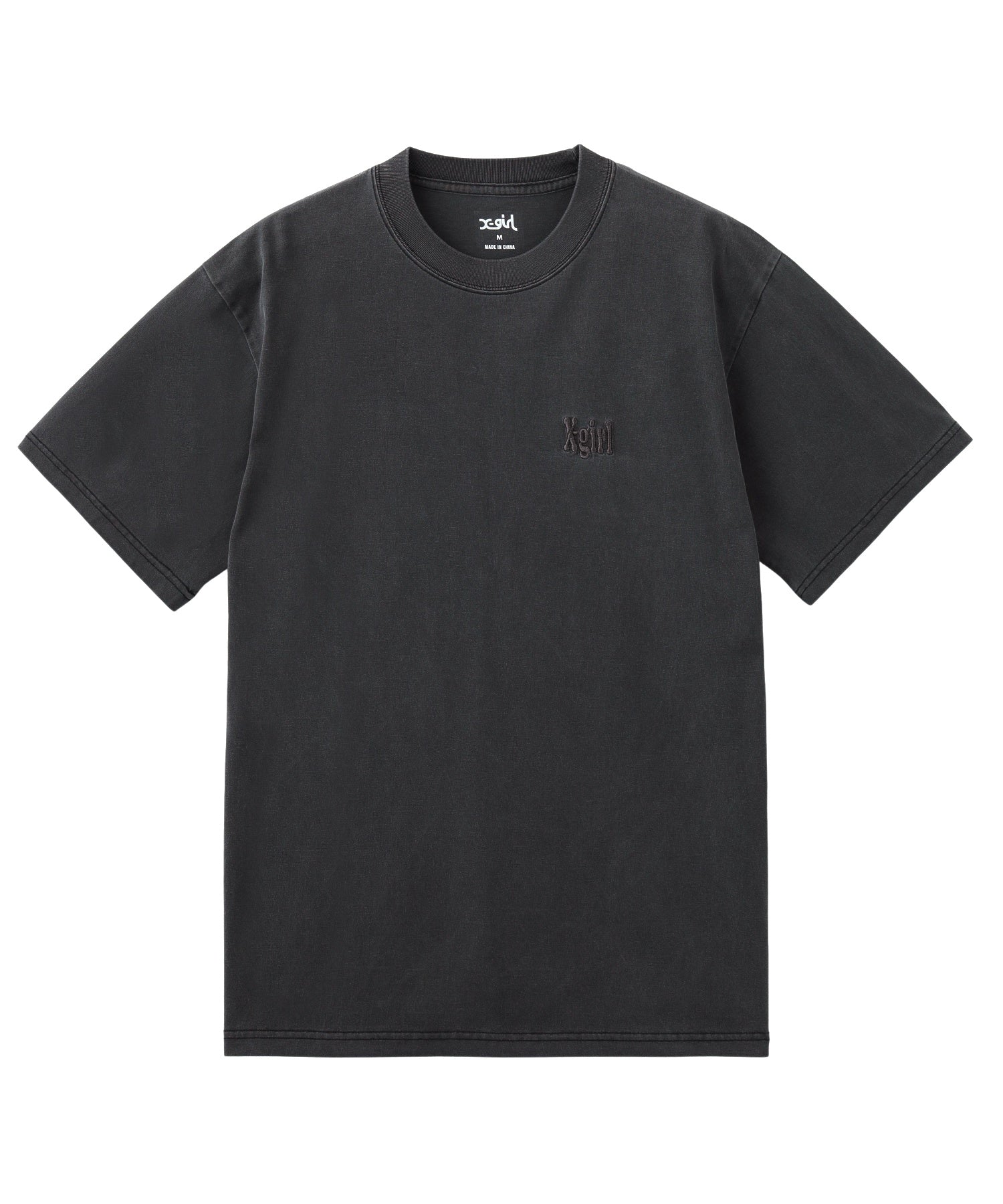 PIGMENT DYED HEART AND LOGO S/S TEE