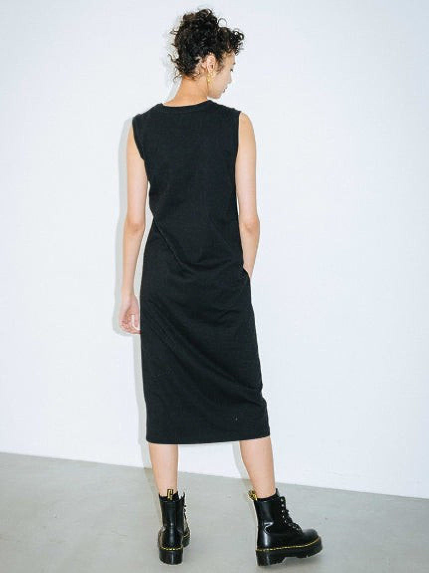 PLANE SHAPES LOGO TANK DRESS X-girl
