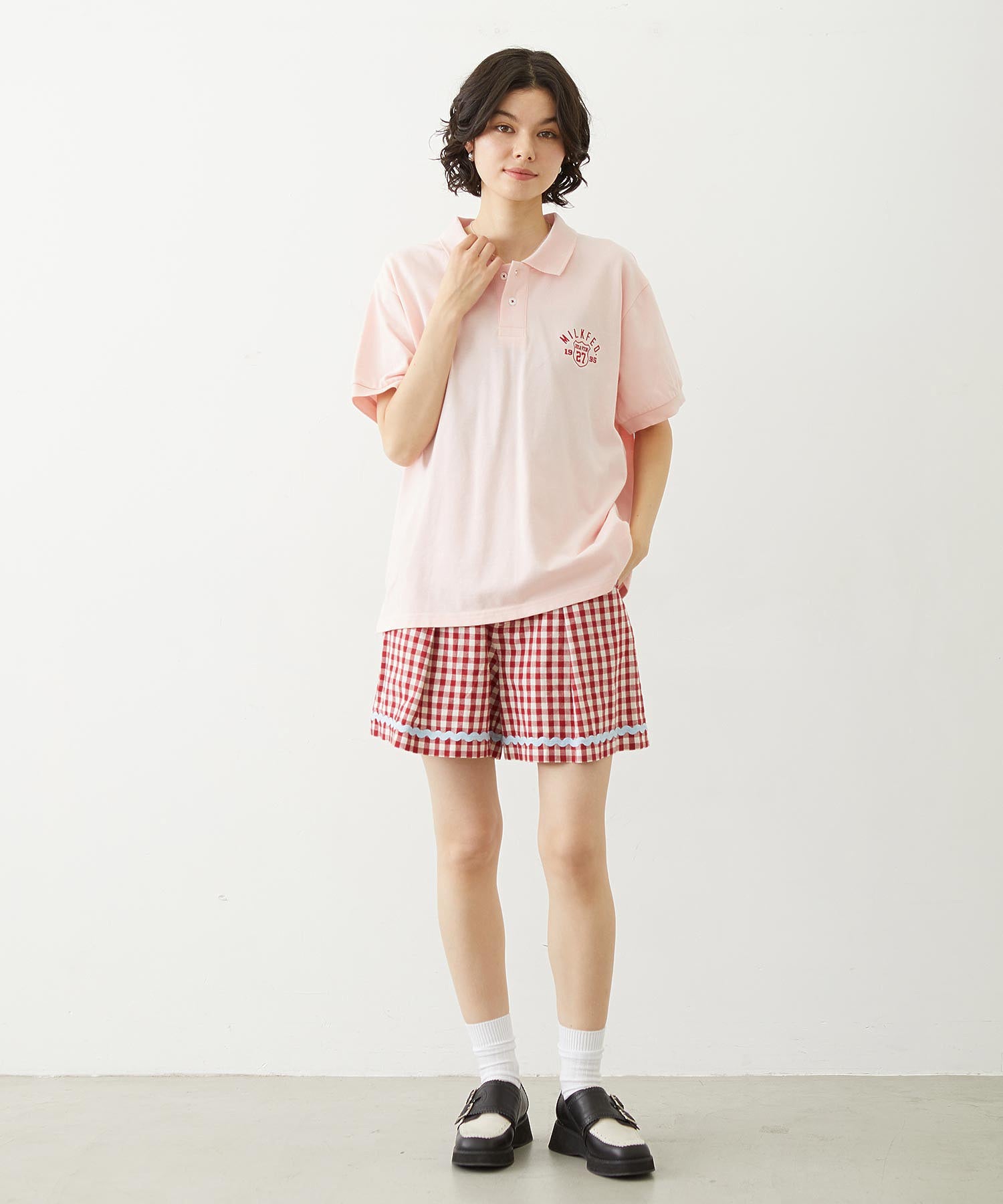 EMBLEM EMBROIDERED POLO SHIRT