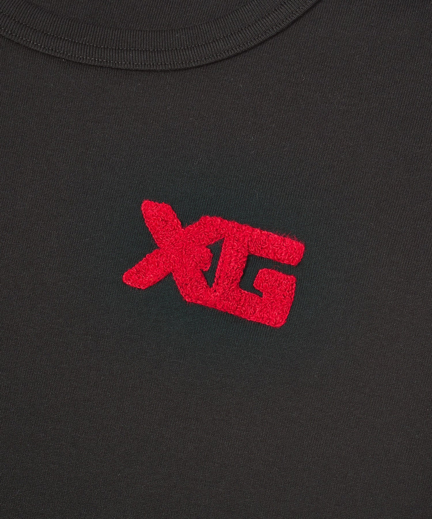 CHENILLE EMBROIDERED XG LOGO S/S BABY TEE