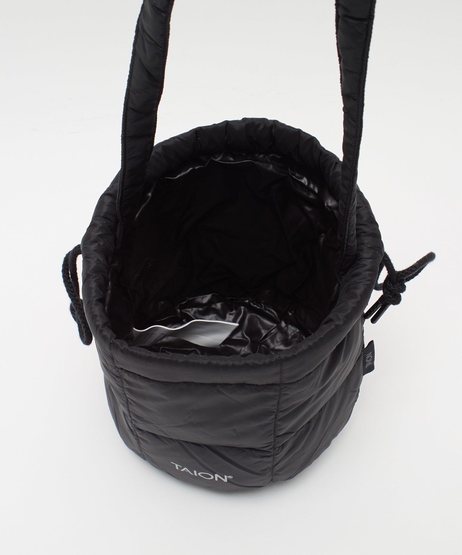 TAION/タイオン/BASIC DRAW STRING DOWN BAG-S TAION-DST01-S