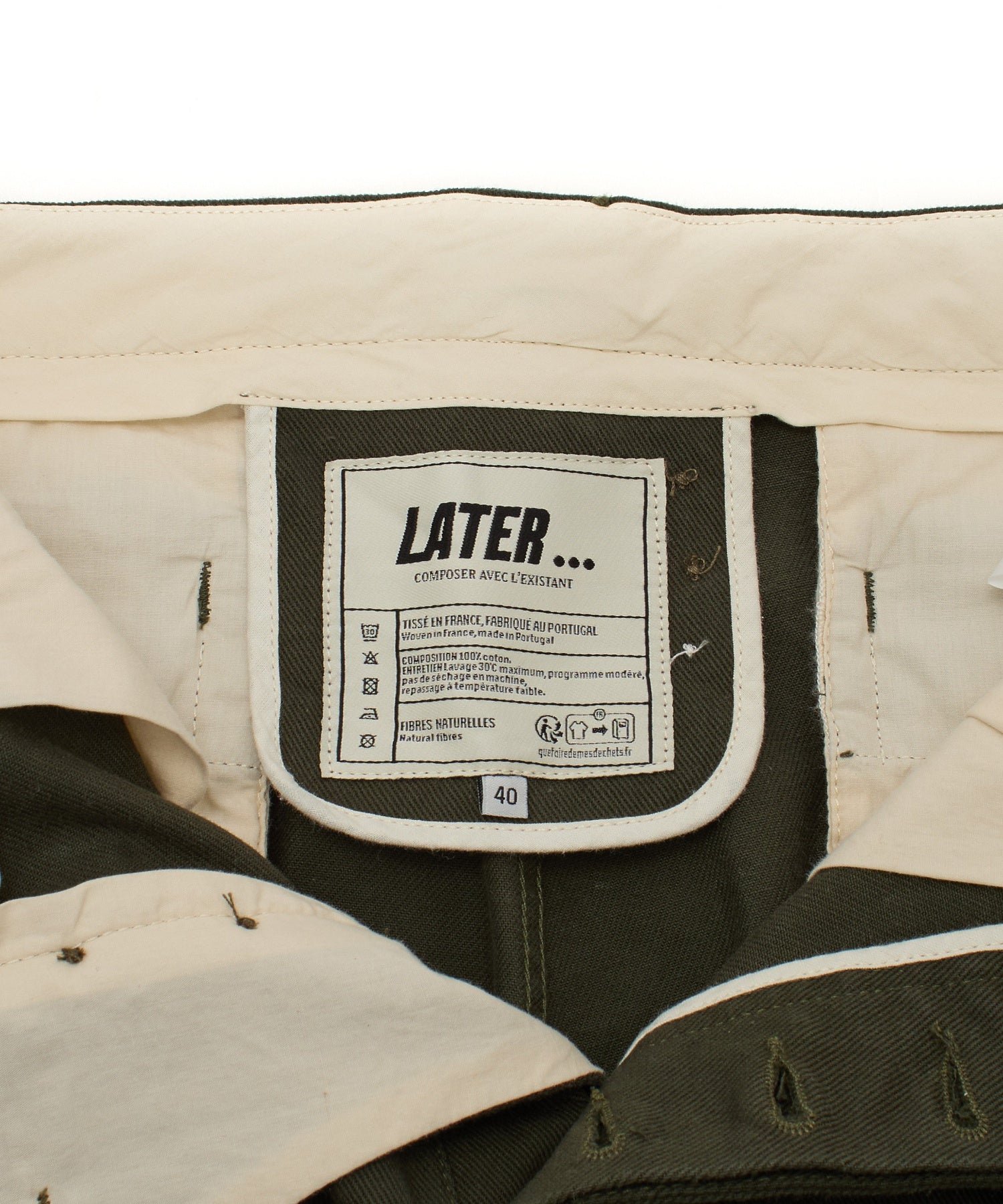 LATER/レイター/MARIN TROUSER LAT_PAP2 KAK