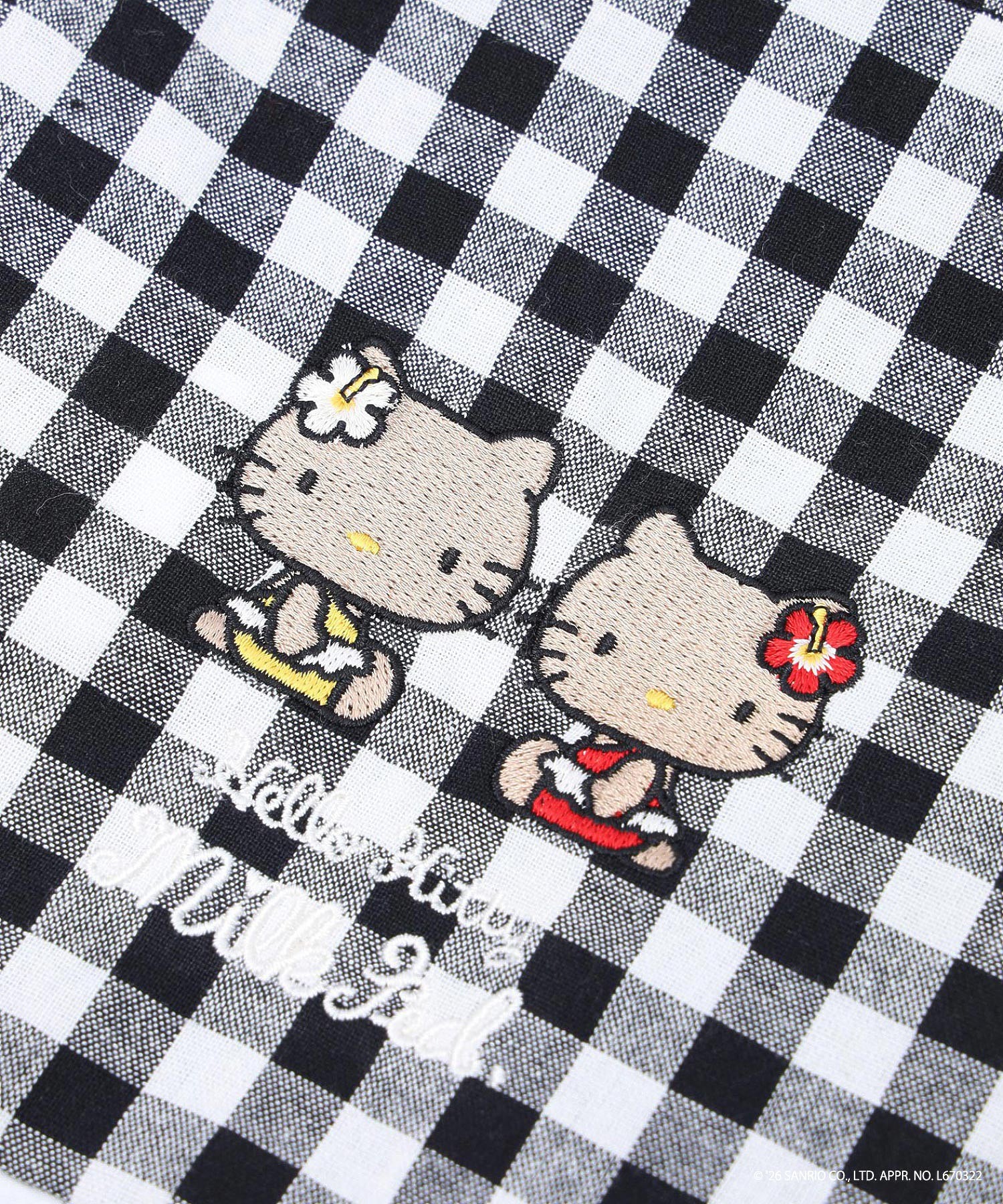 MILKFED. × HELLO KITTY SUN-KISSED F2F DRAWSTRING POUCH