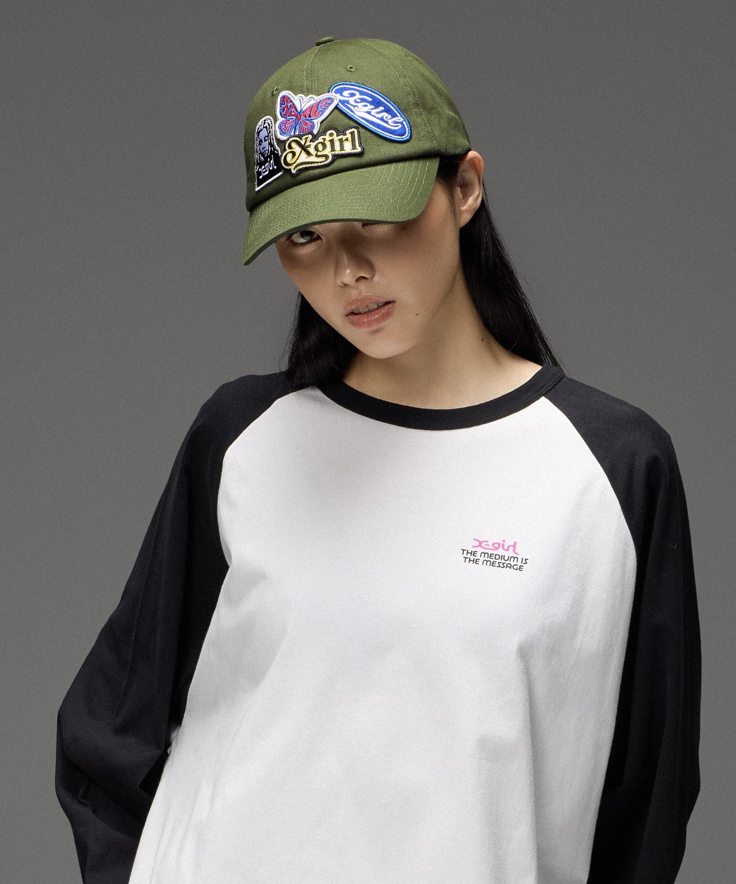 X-girl PATCHES CAP
