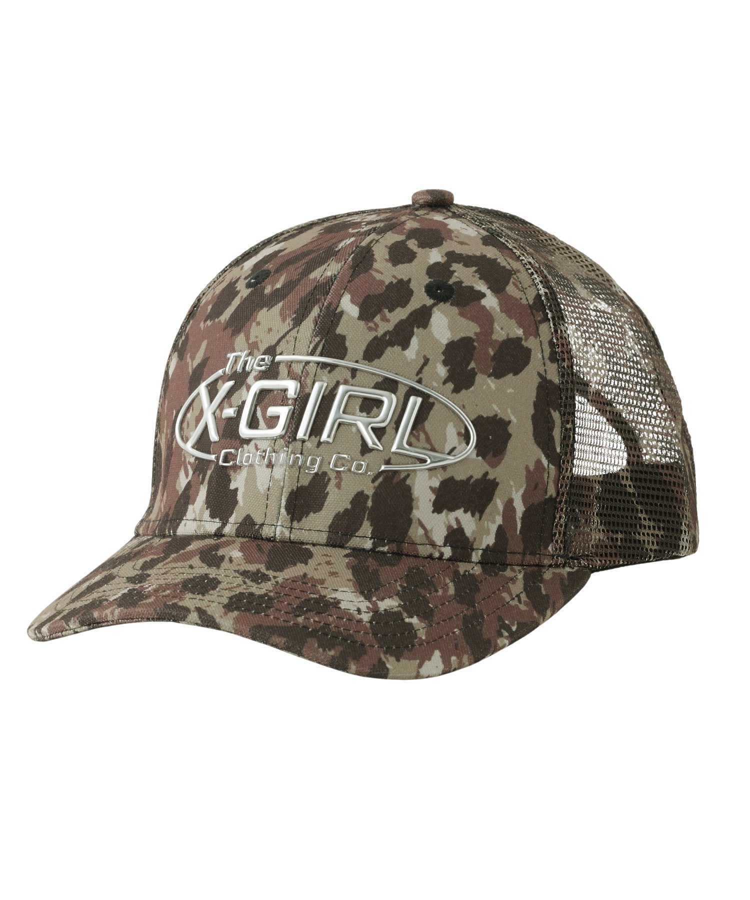 METALLIC LOGO 6PANEL MESH CAP