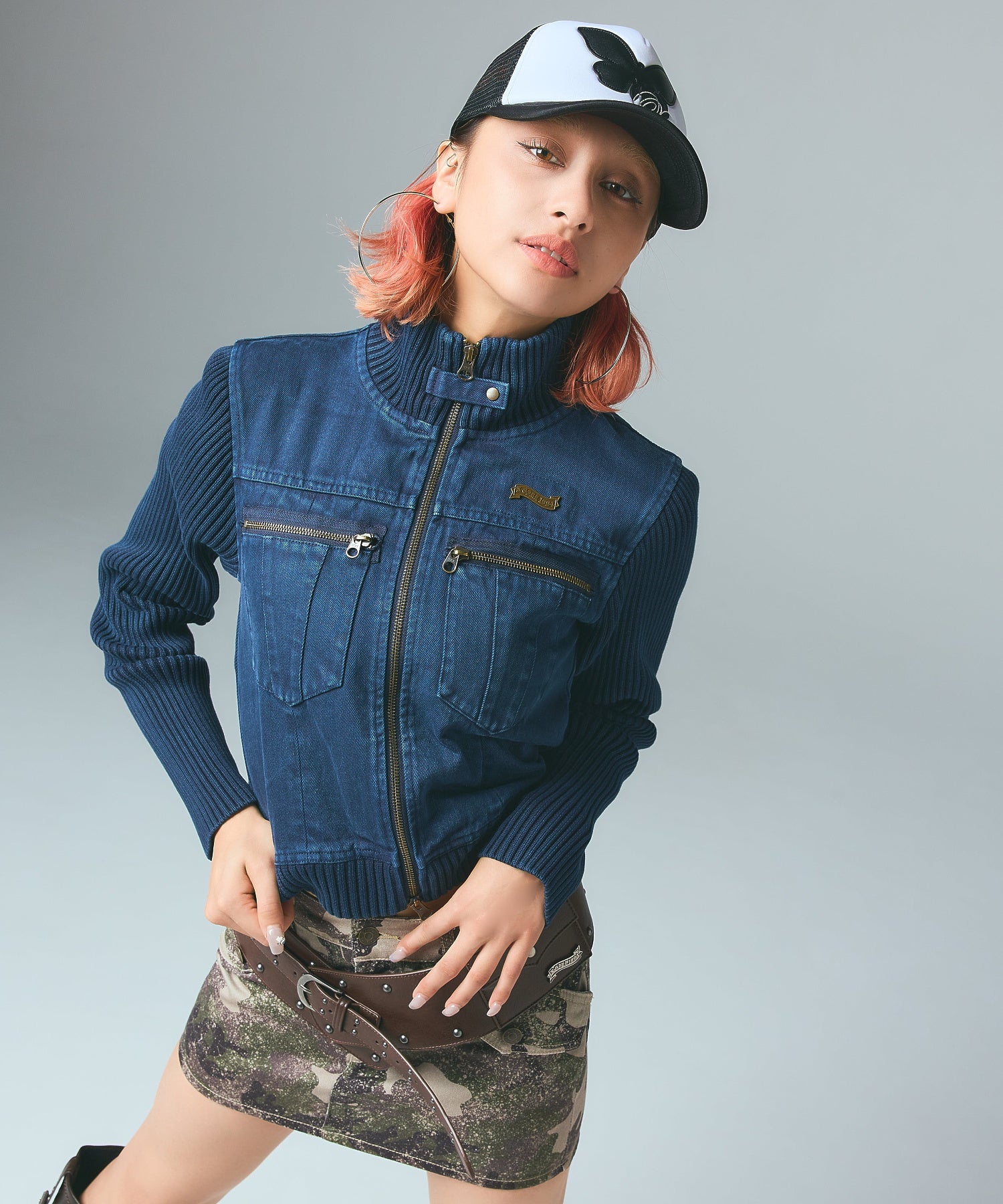 BUTTERFLY PATCH TRUCKER CAP