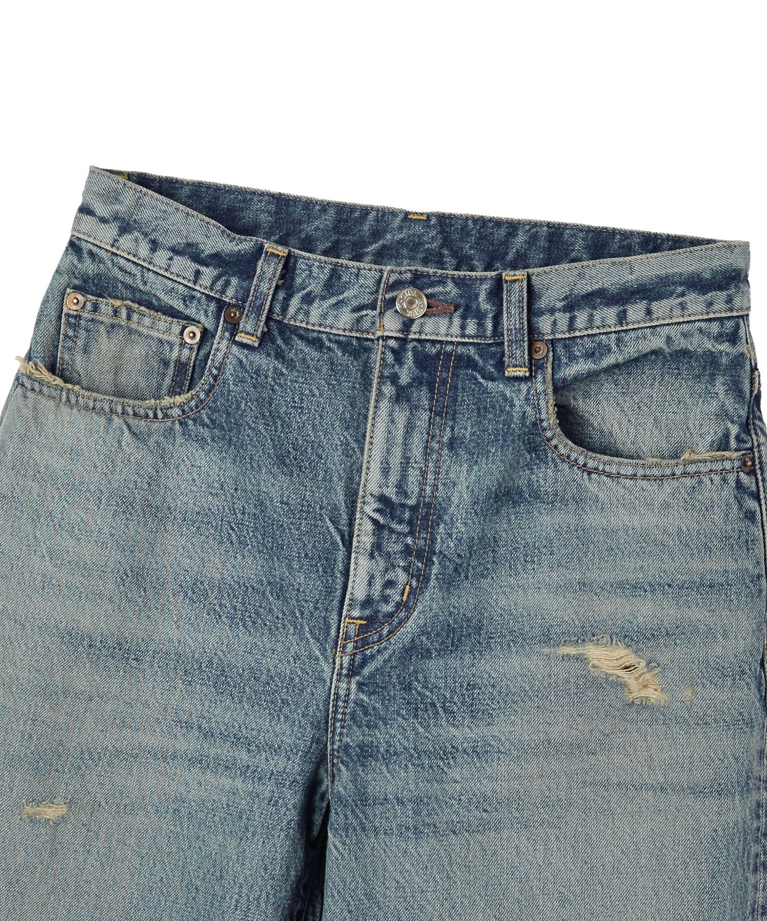 WIDE LEG DENIM PANTS