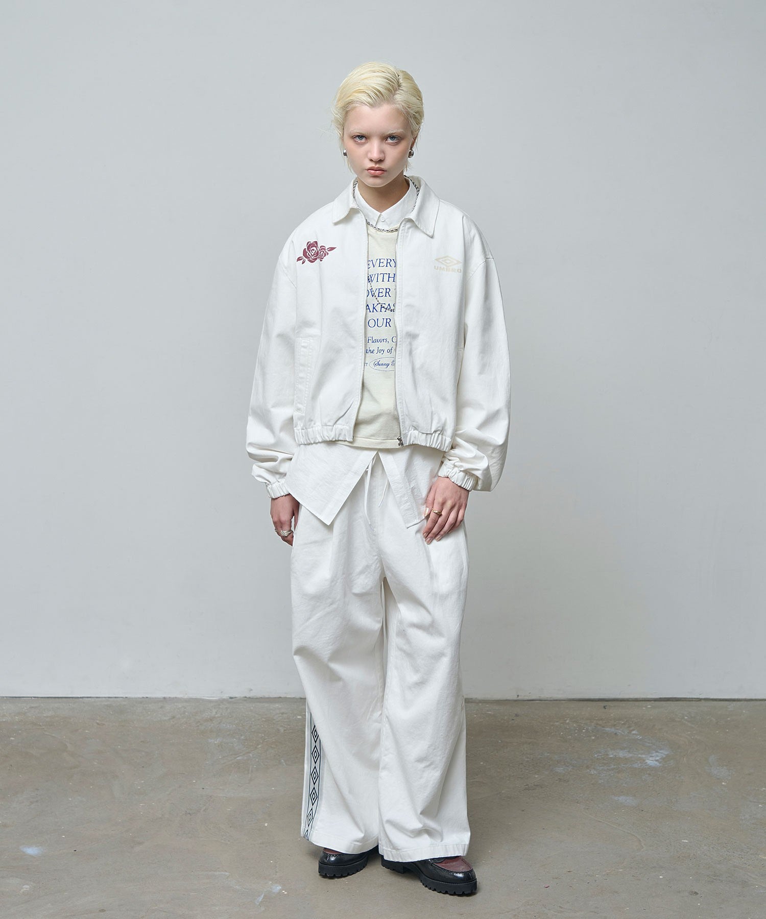 UMBRO/DENIM WIDE PANTS