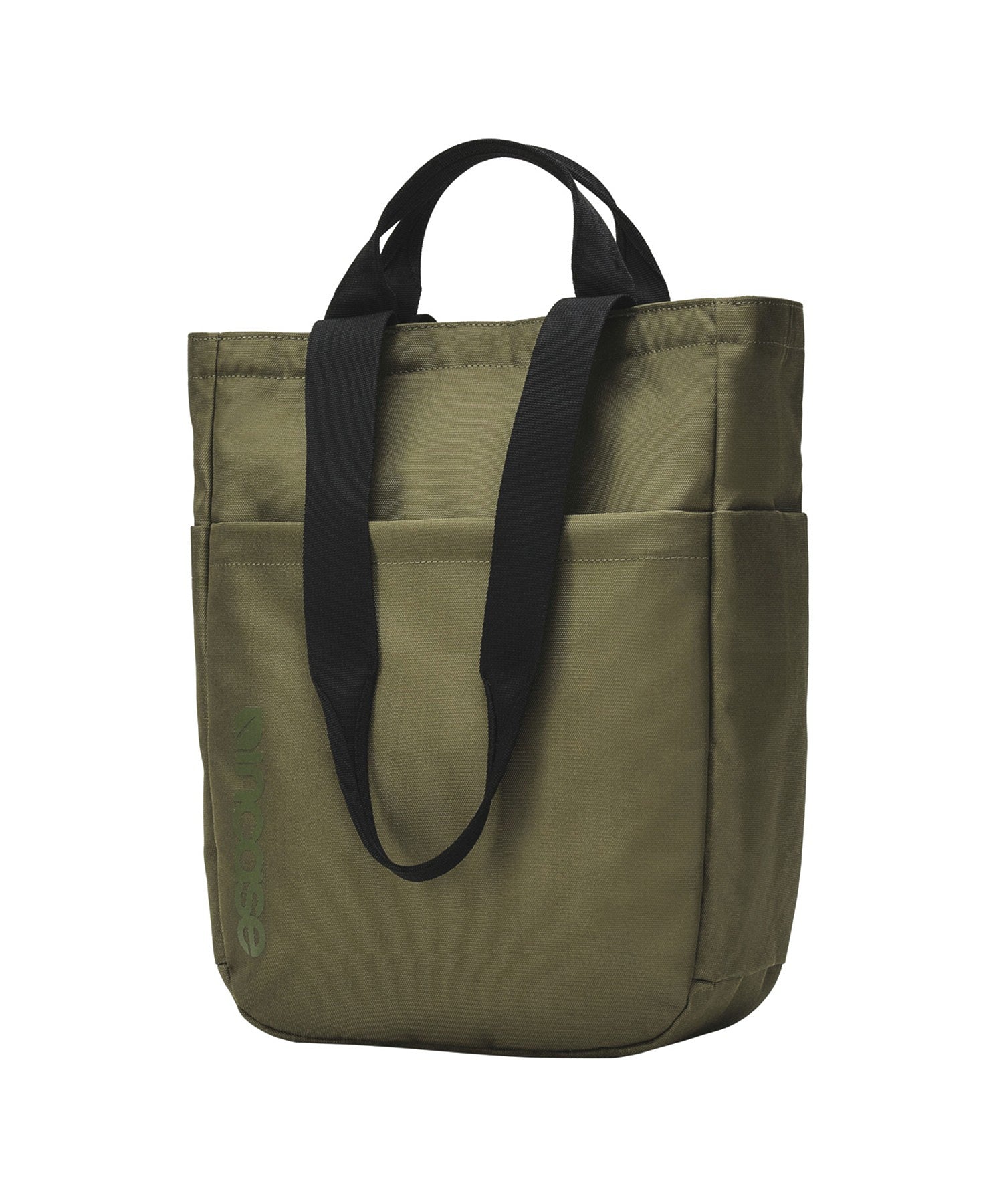 Grid 2-Way Tote Bag - Olive