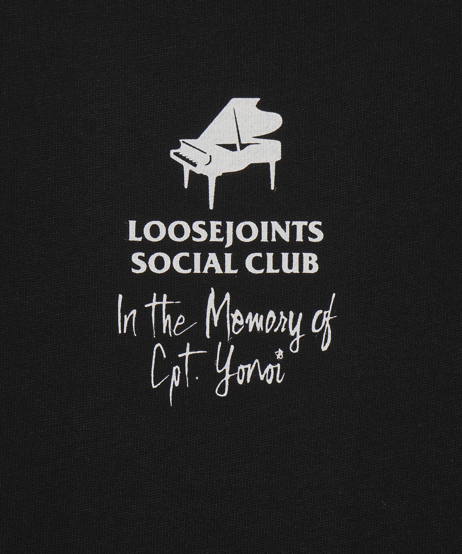 LOOSE JOINTS/ルーズジョインツ KOSUKE SHONO-ARS LONGA VITA BREVIS S/S TEE LS25JS005KO