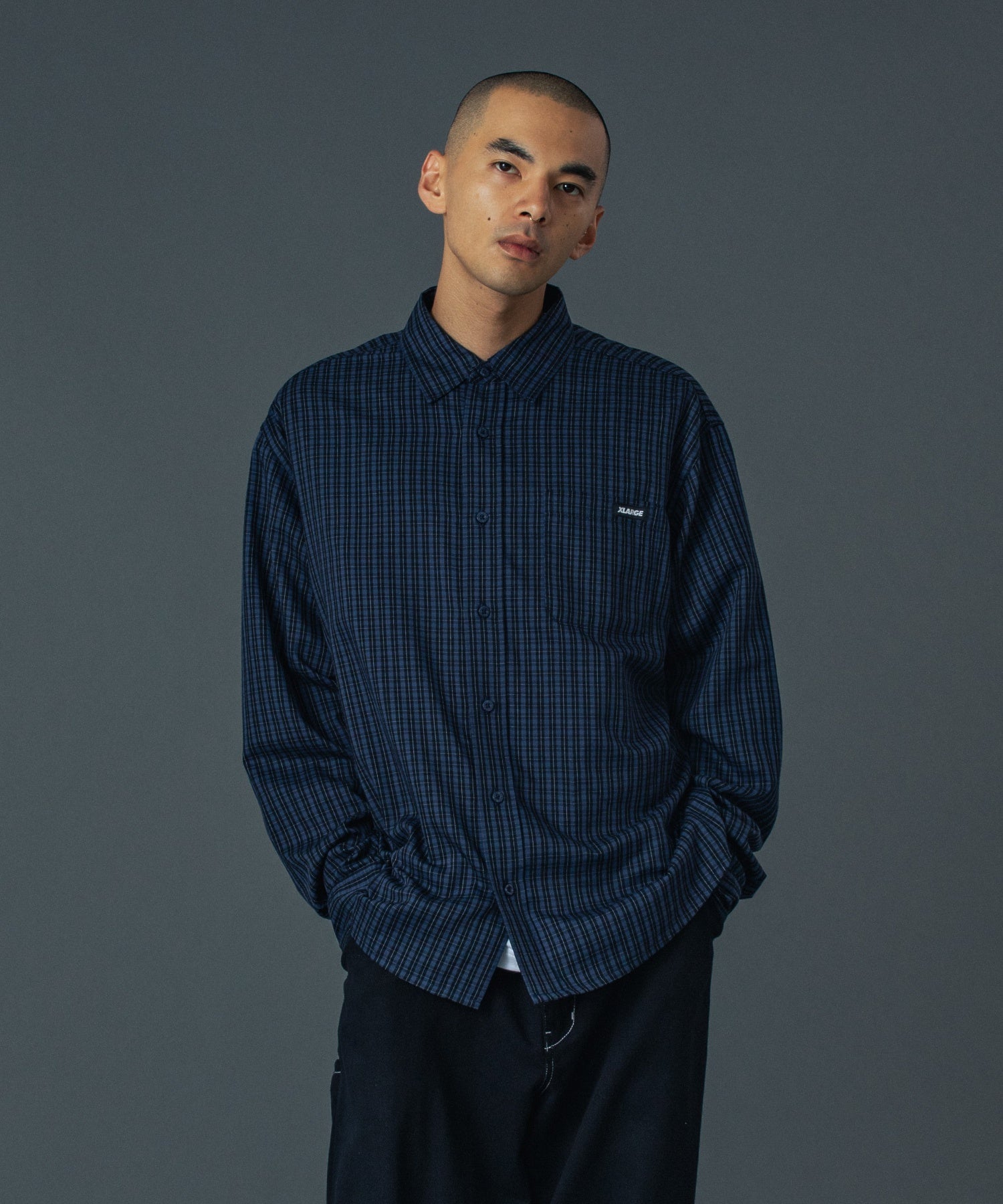 MODEL 身長172cm / 着用サイズ：Lサイズ