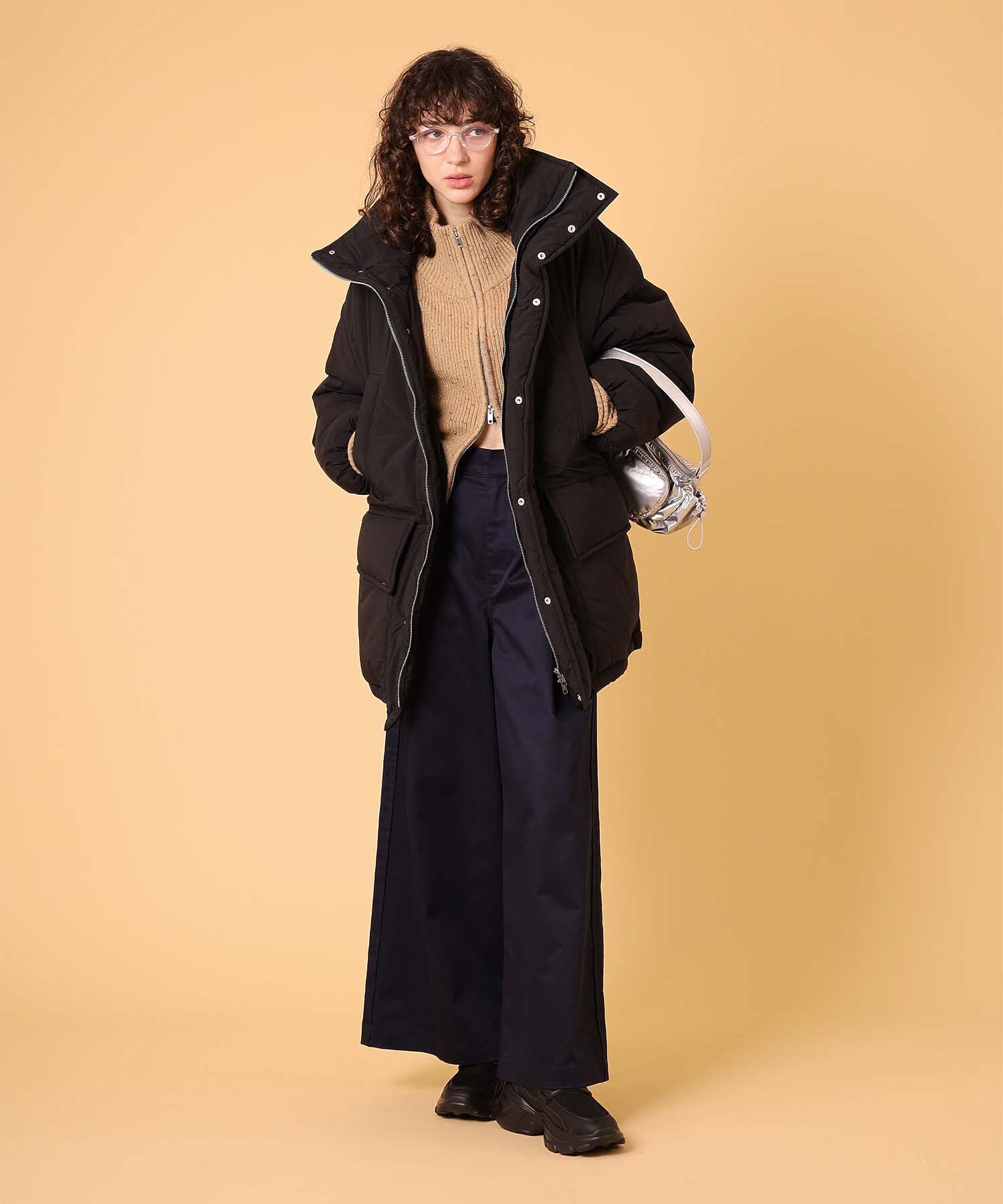 ネップジップアップセーター