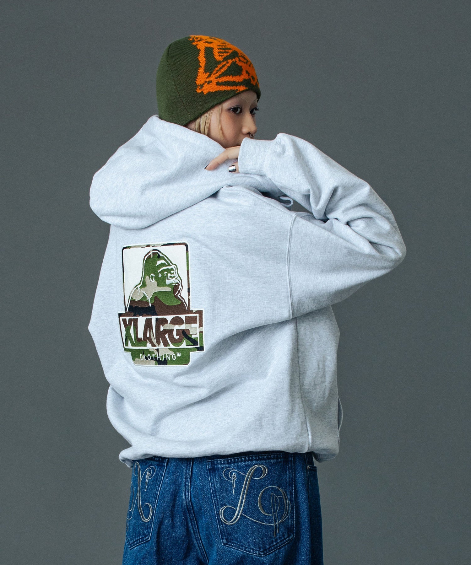 OG BOX ZIP UP HOODED SWEATSHIRT