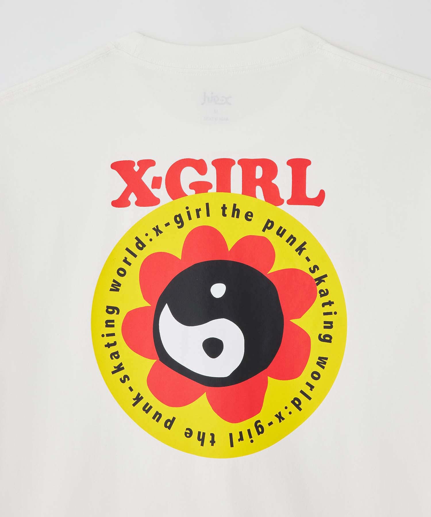 YIN YANG FLOWER LOGO S/S TEE X-girl