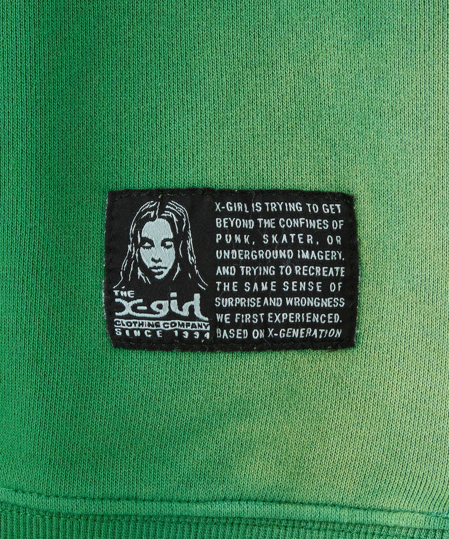 OVERDYED SWEAT TOP