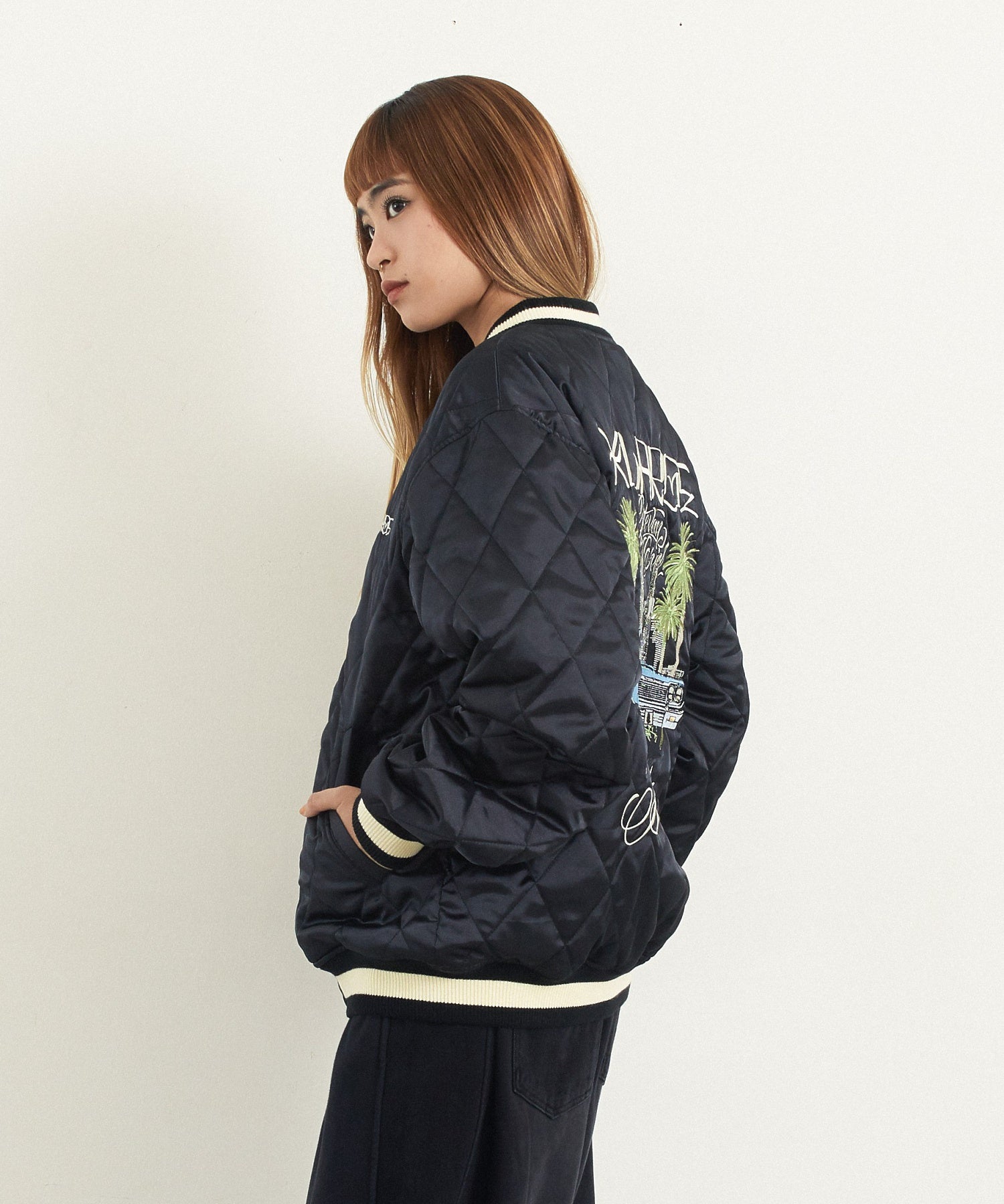 XLARGE×ESTEVAN ORIOL REVERSIBLE SOUVENIR JACKET