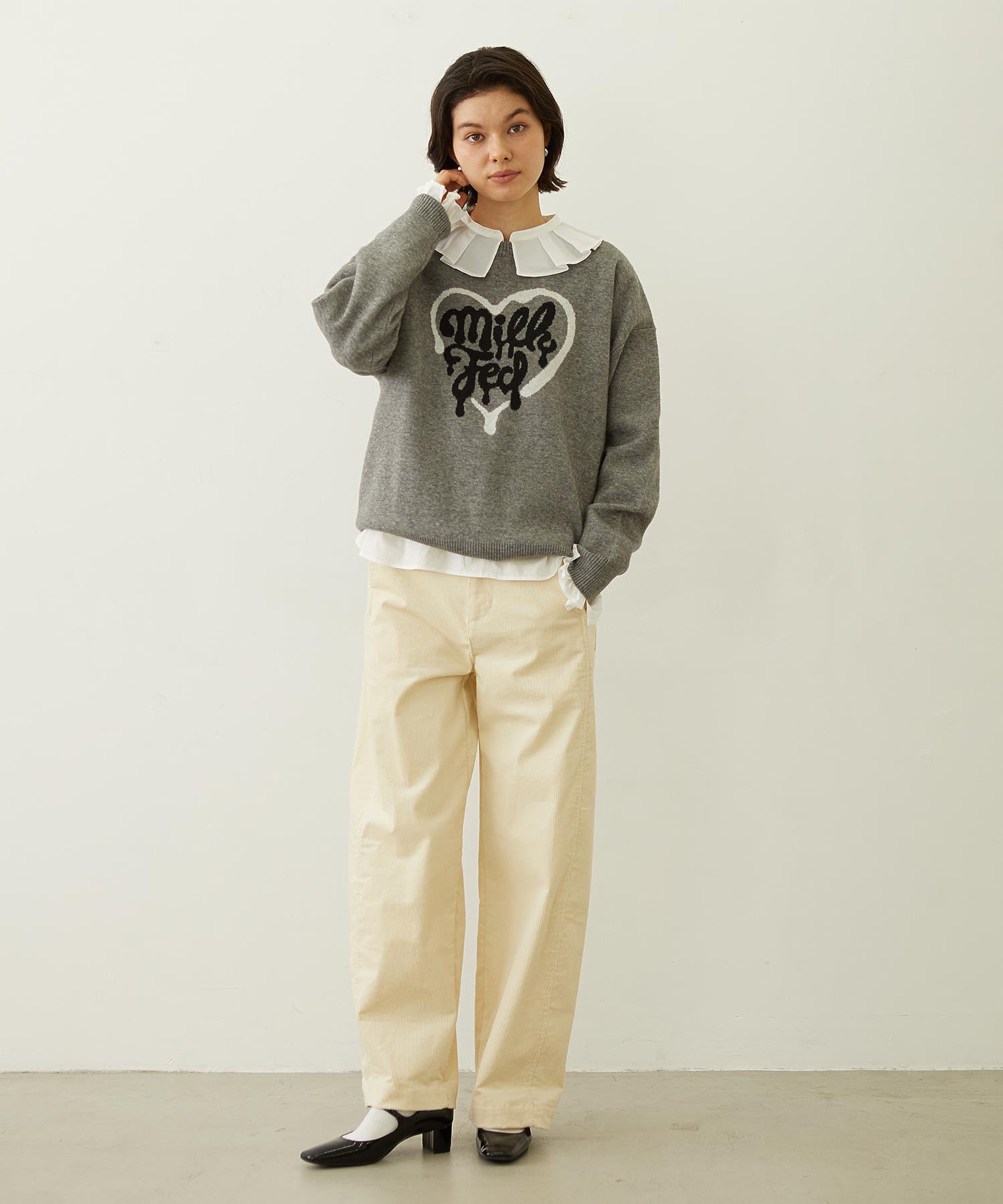 MELTY HEART KNIT TOP