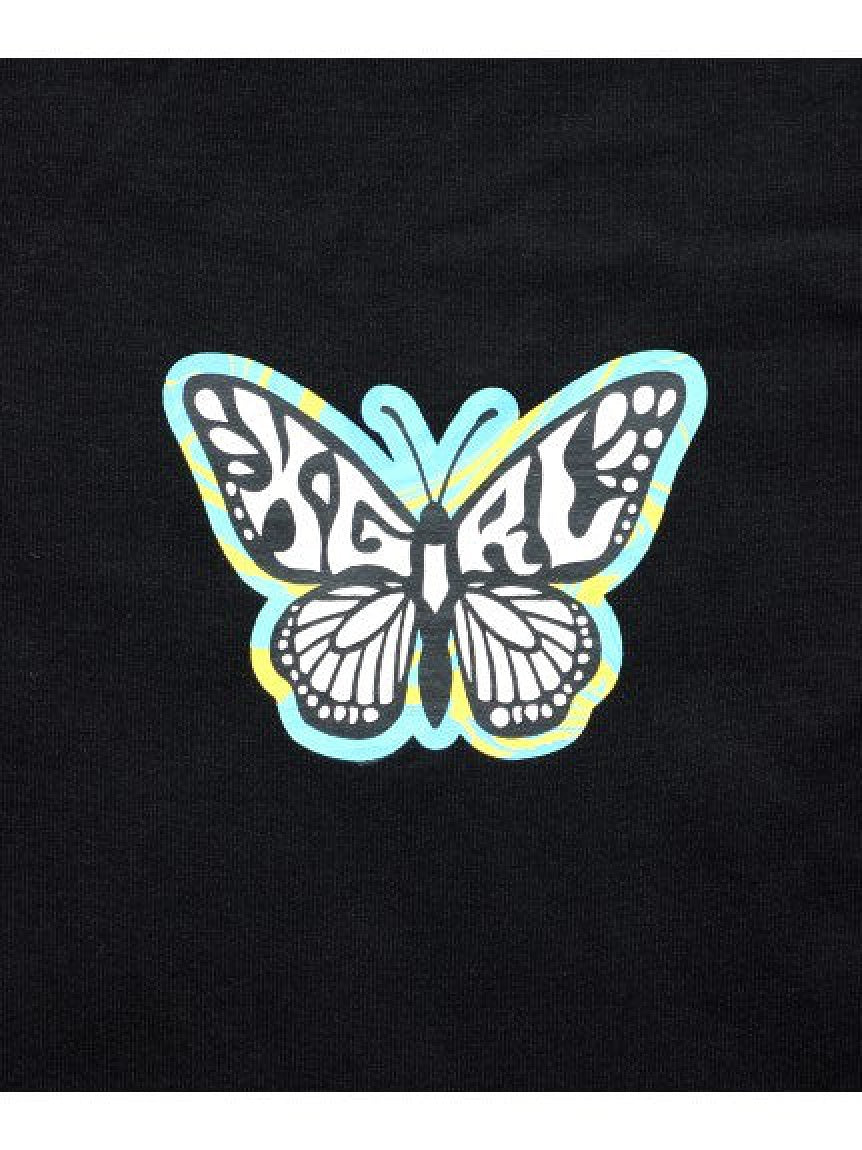 MARBLE BUTTERFLY L/S TEE X-girl