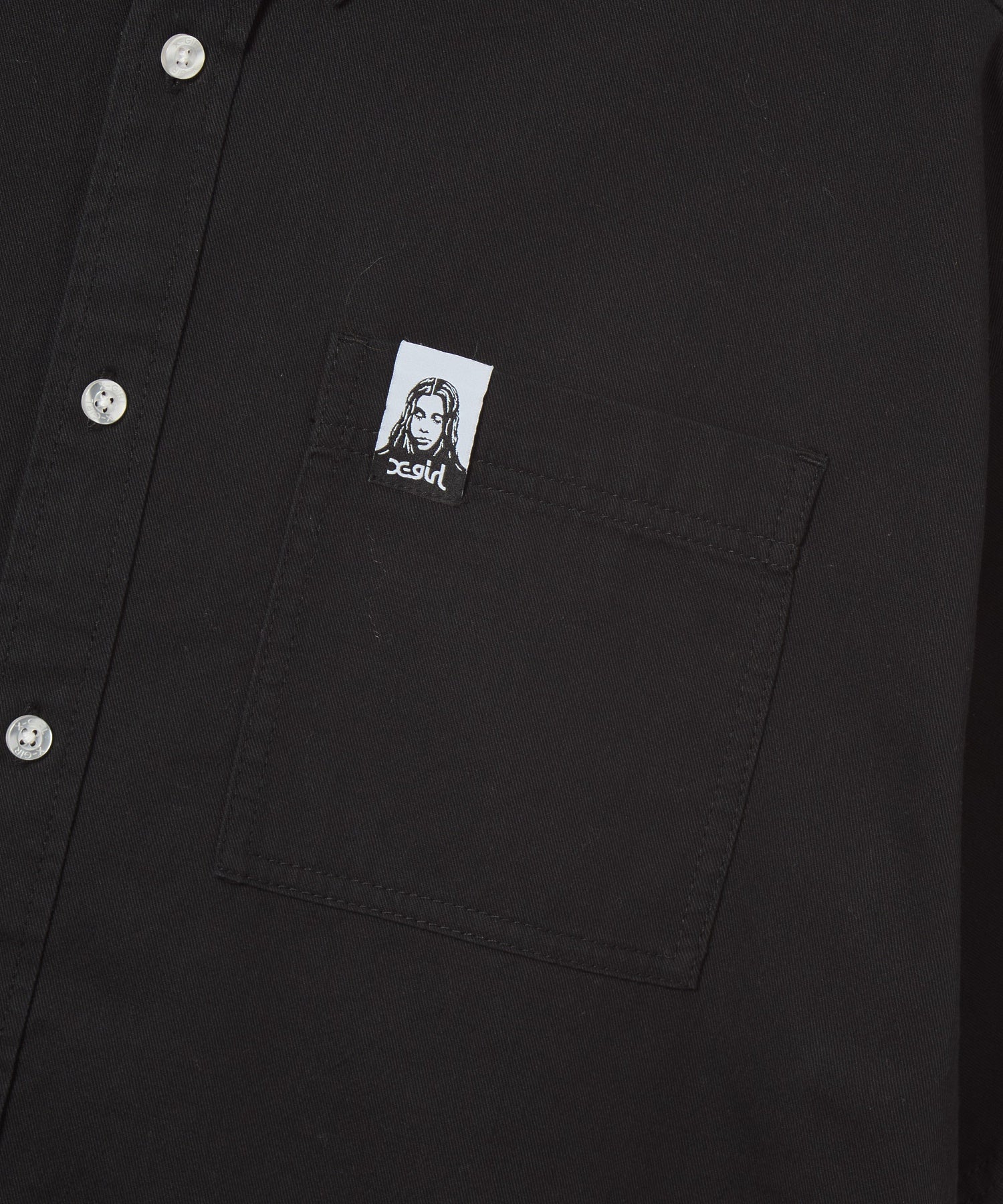 FADED FACE LABEL S/S SHIRT