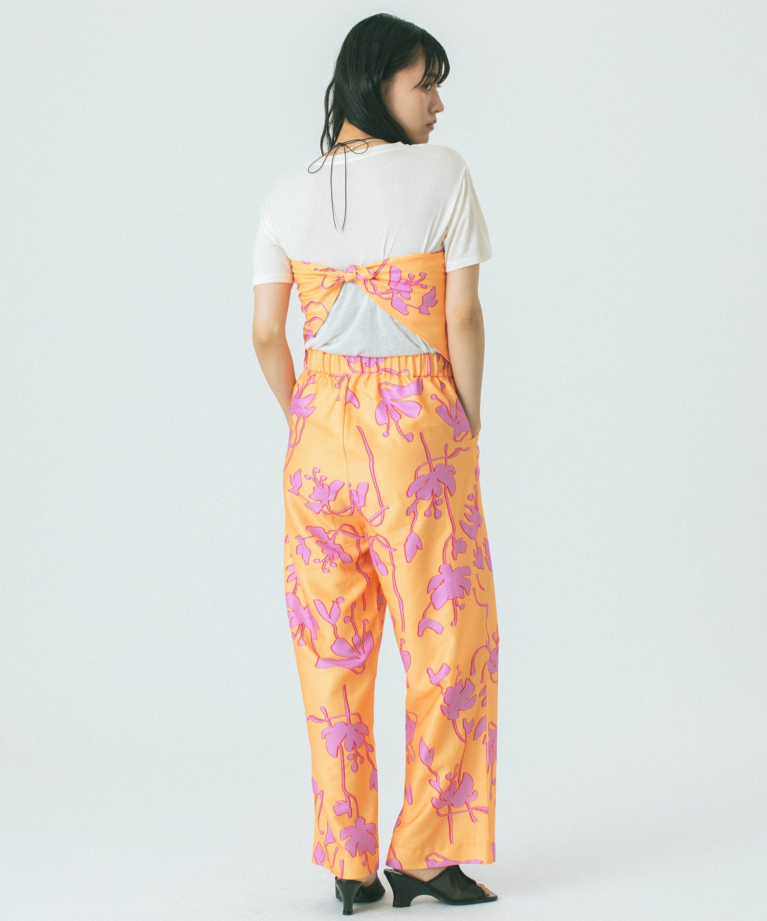 FLOWER PRINT PANTS