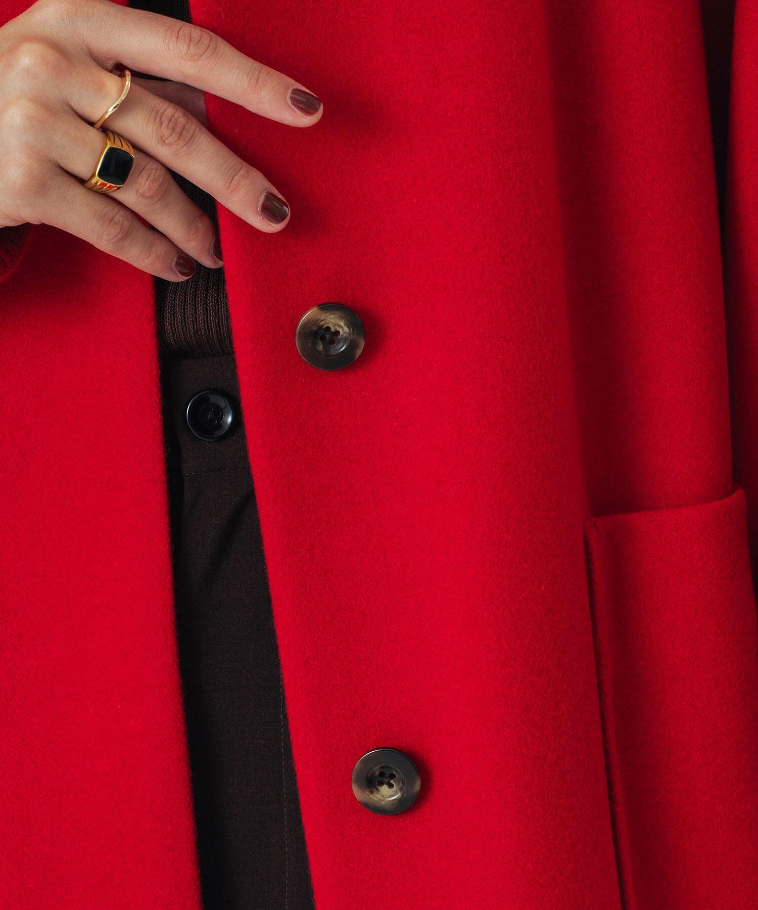 mici/VOLUME SLEEVE COAT