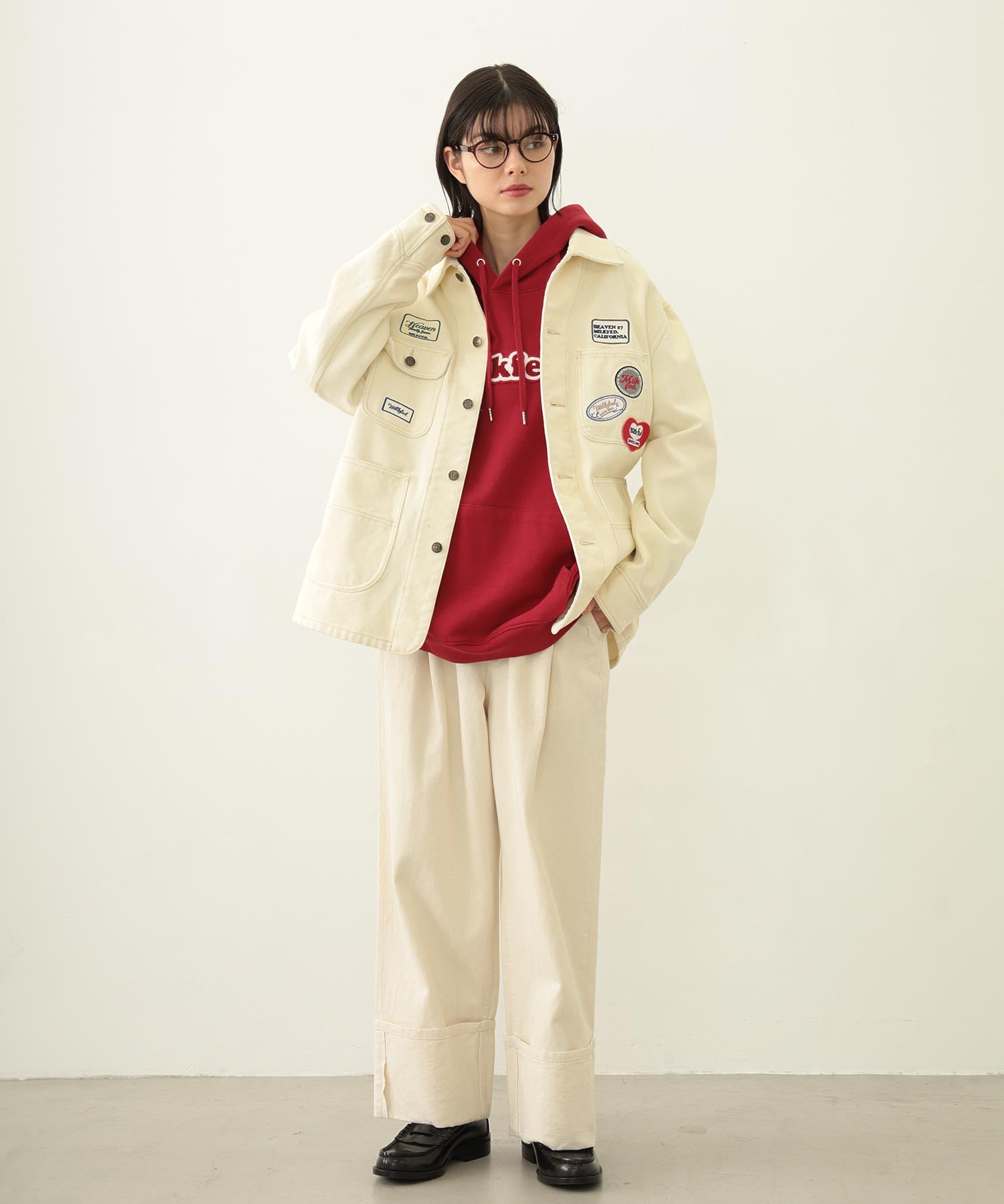 COOPER LOGO WIDE SWEAT HOODIE