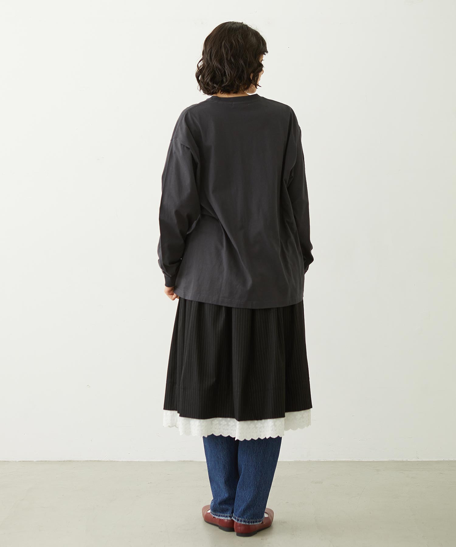 MILKFED. COOPER LOGO L/S TEE