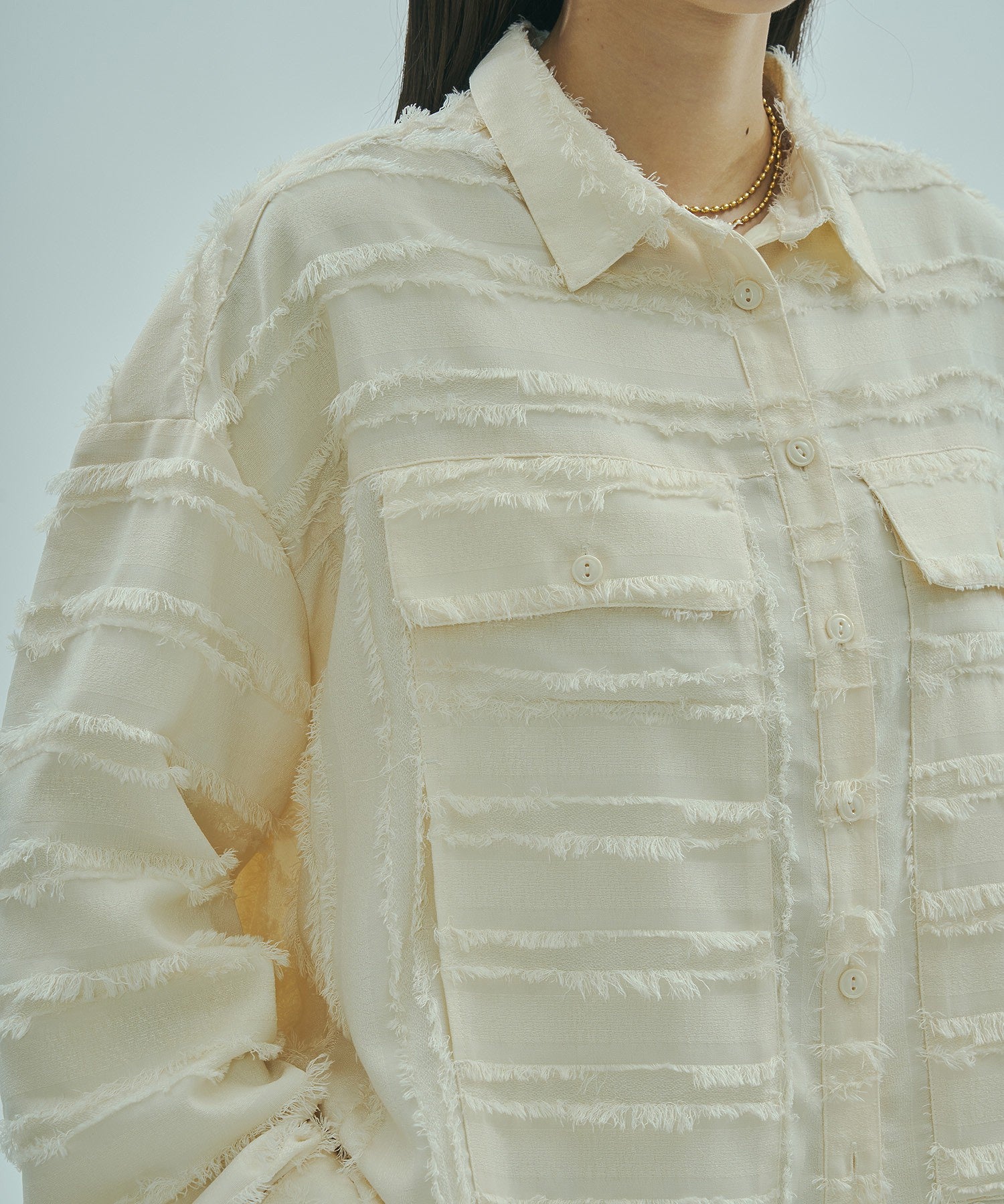 GENE HEAVENS/FRINGE DOBBY BIG SHIRT