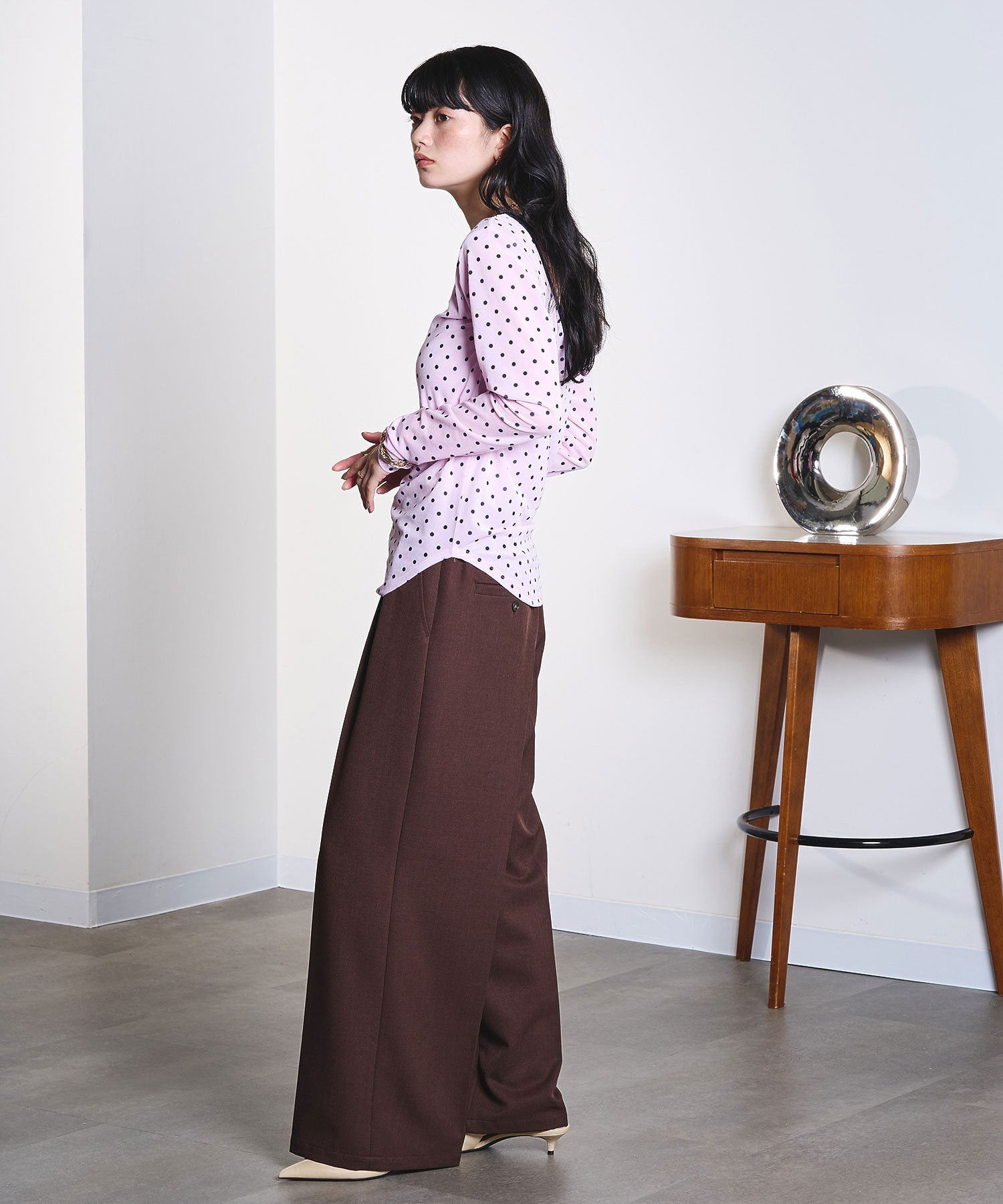 model:163cm 着用サイズ:S
