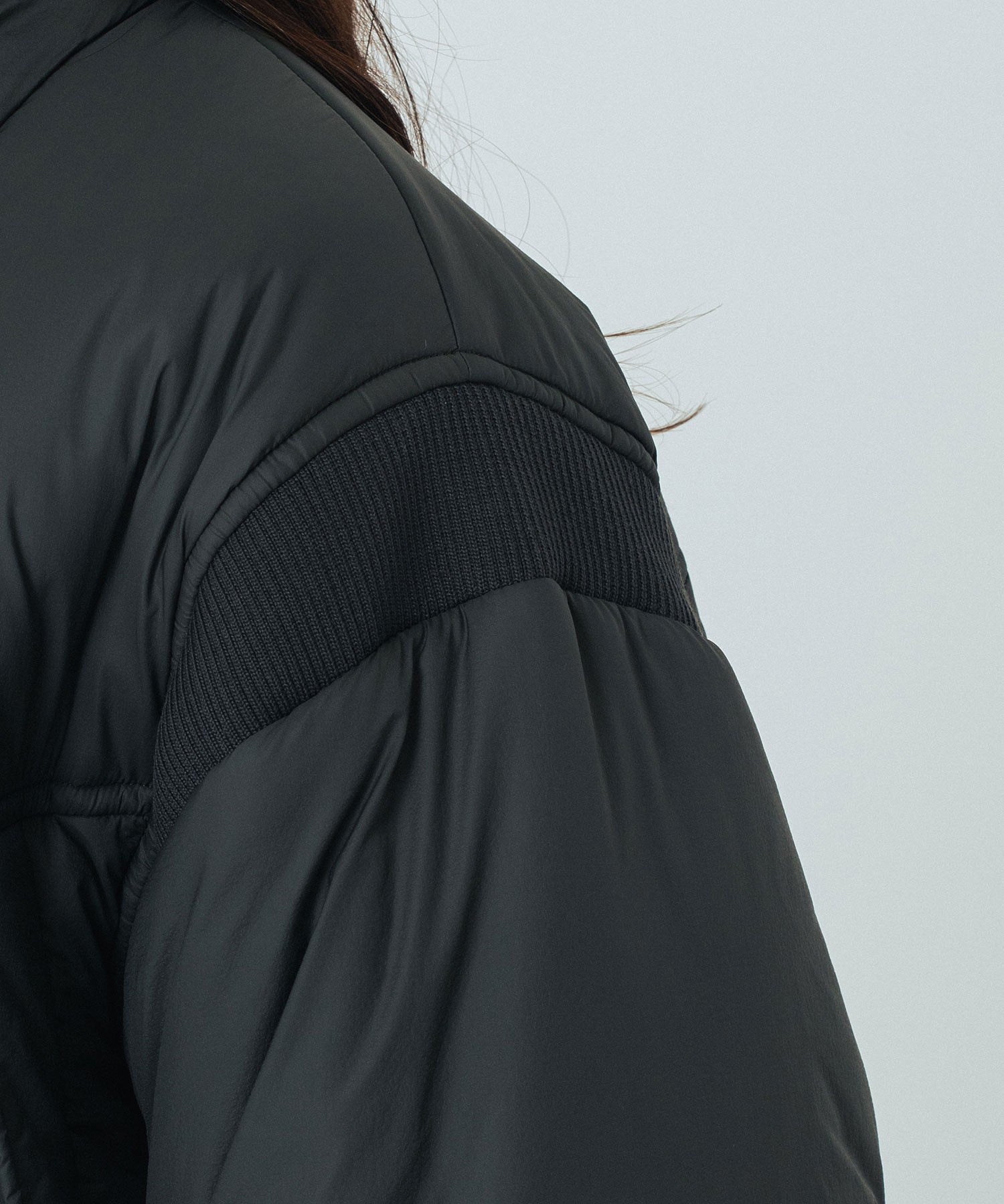 STAND COLLAR PADDED JACKET