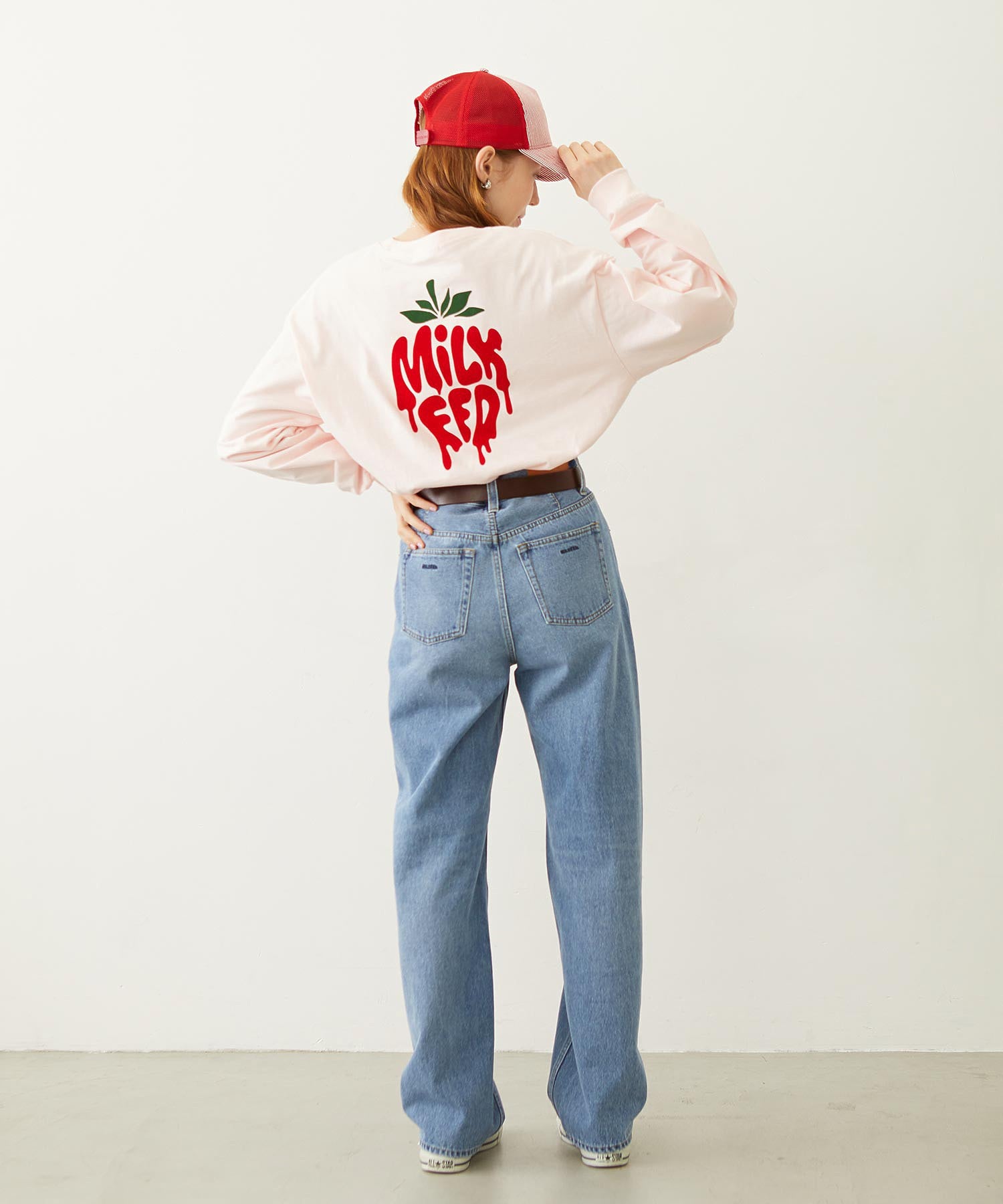 MELTY STRAWBERRY WIDE L/S TEE
