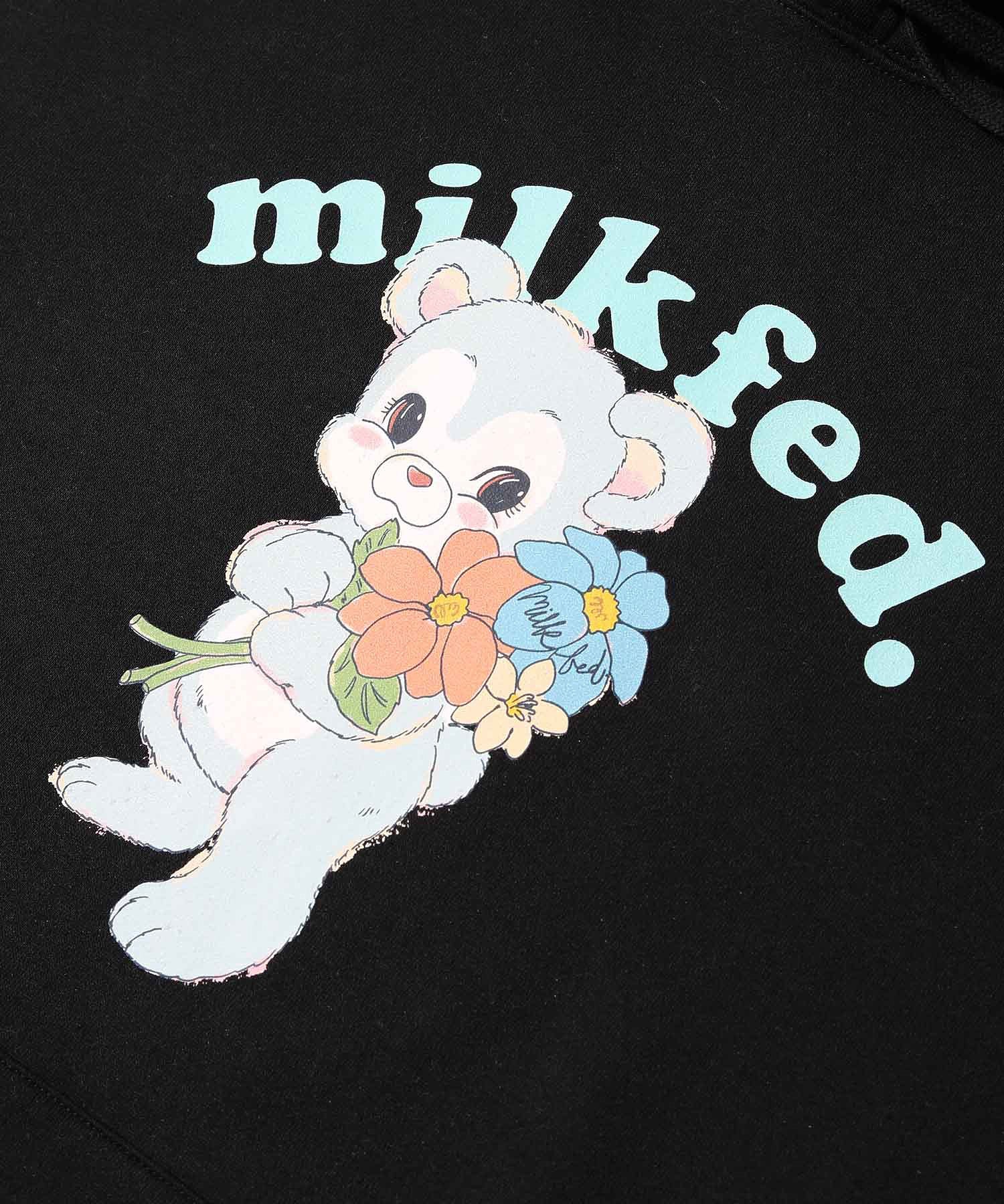 FLOWER BEAR BIG SWEAT HOODIE MILKFED.