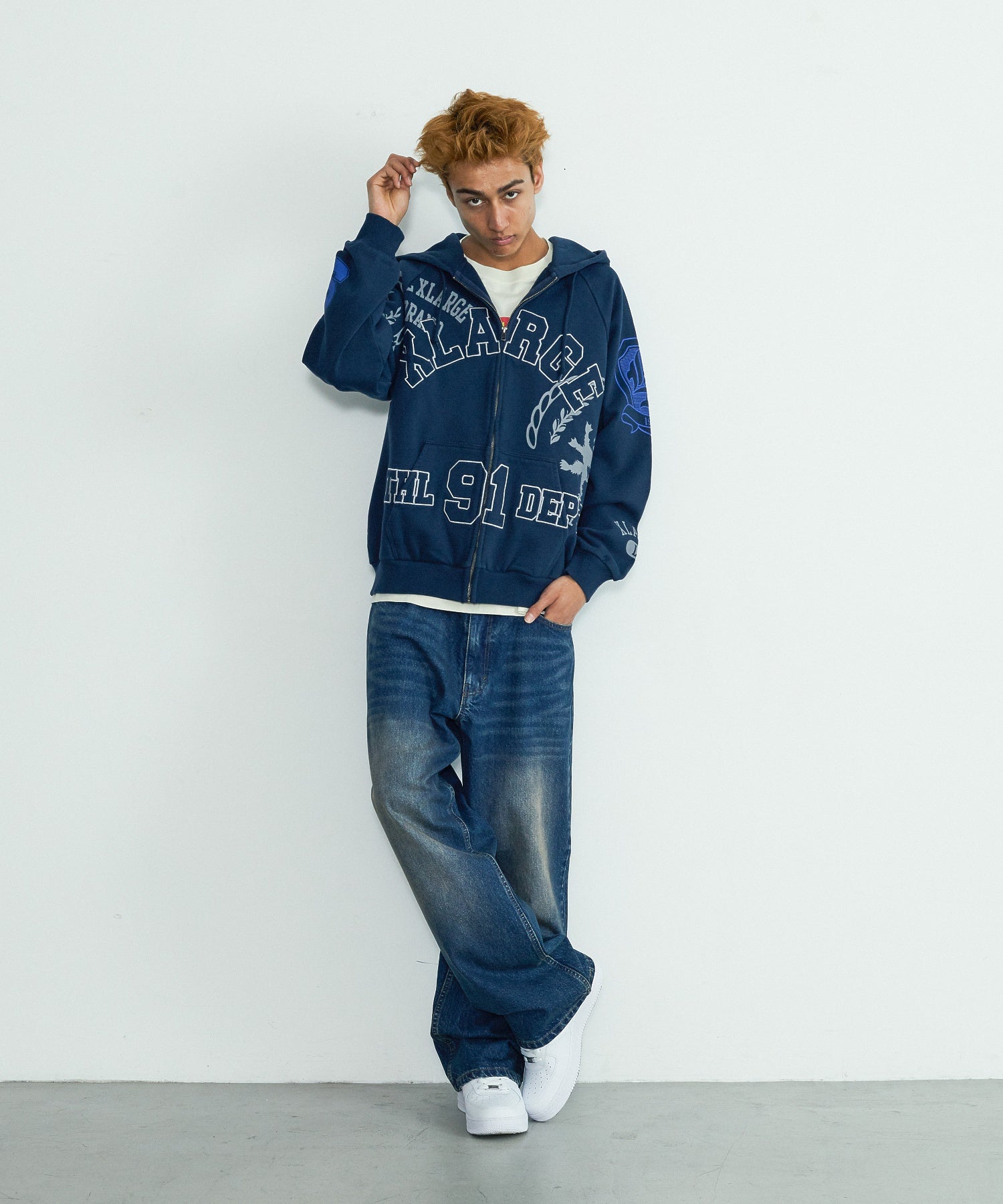 MULTI ZIP HOODED SWEATSHIRT