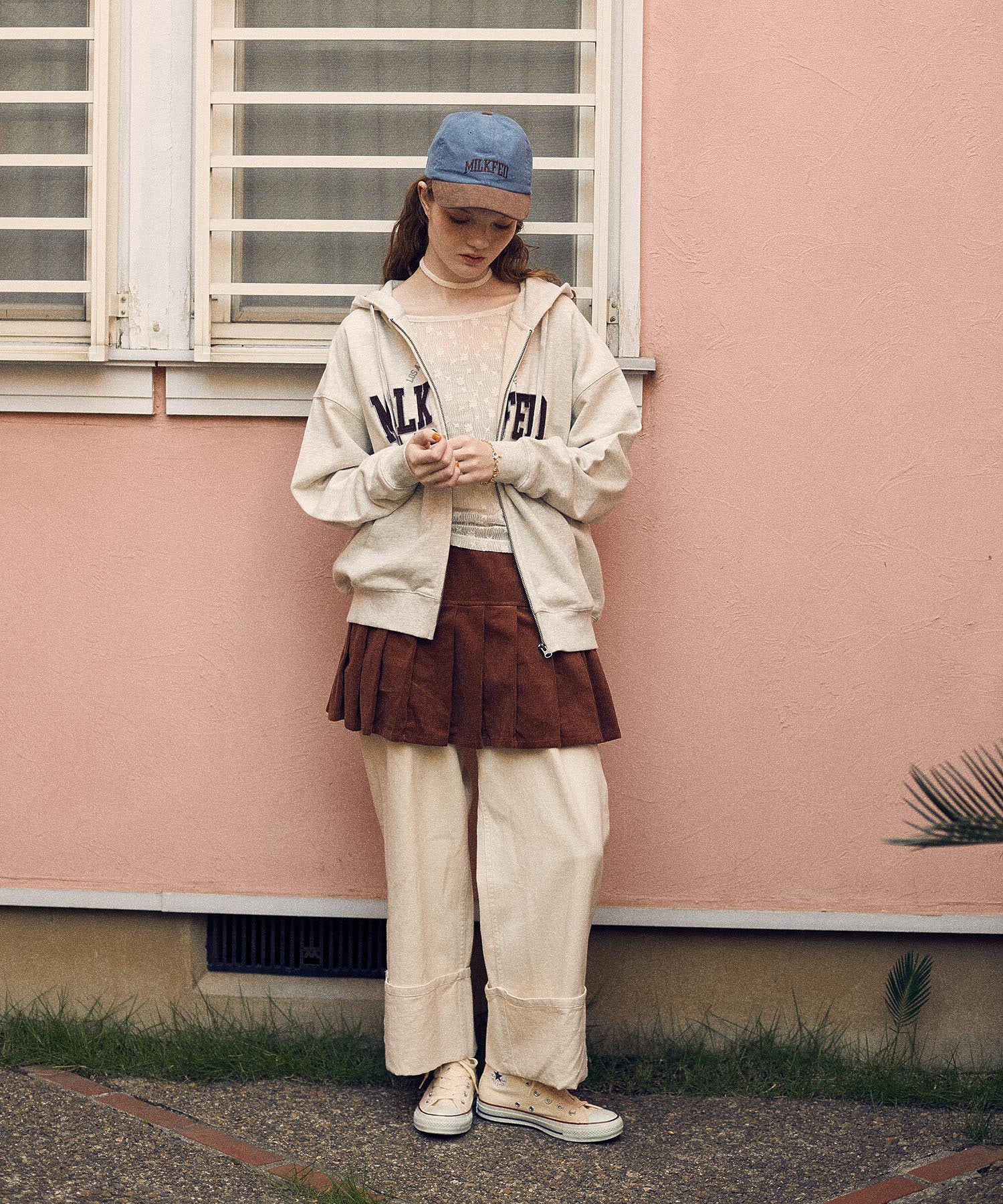 LAYERED CULOTTE SKIRT