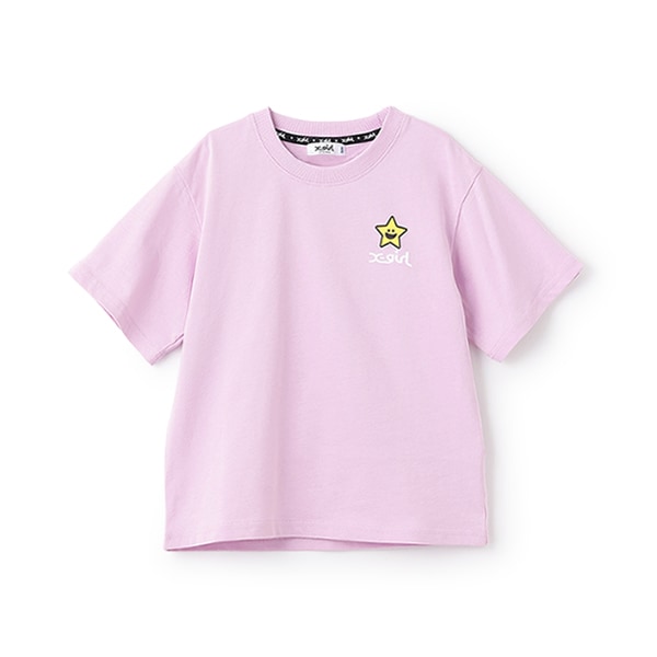 ハートロゴバックプリント半袖Tシャツ