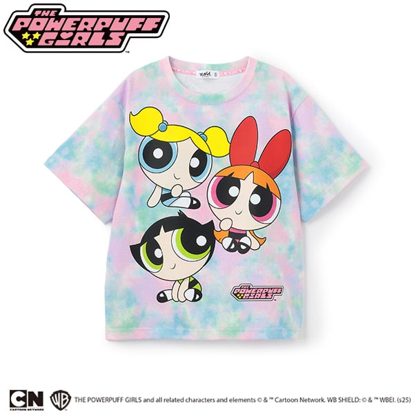 【パワーパフ ガールズ】タイダイ半袖Tシャツ