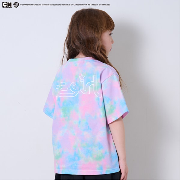 【パワーパフ ガールズ】タイダイ半袖Tシャツ