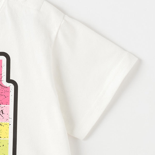 スケボーガール転写プリント半袖Tシャツ