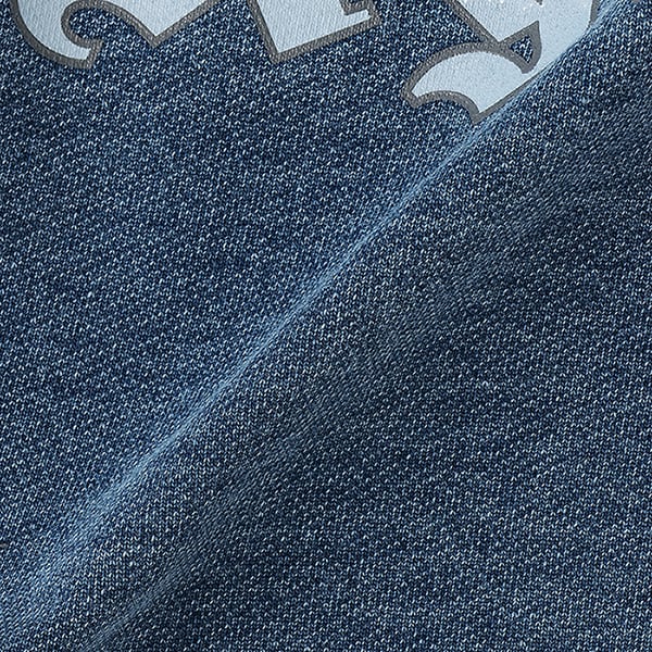 デニムフリルヴィンテージロゴ半袖Tシャツ