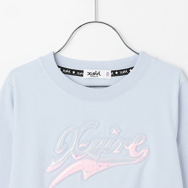 PVCロゴ長袖Tシャツ